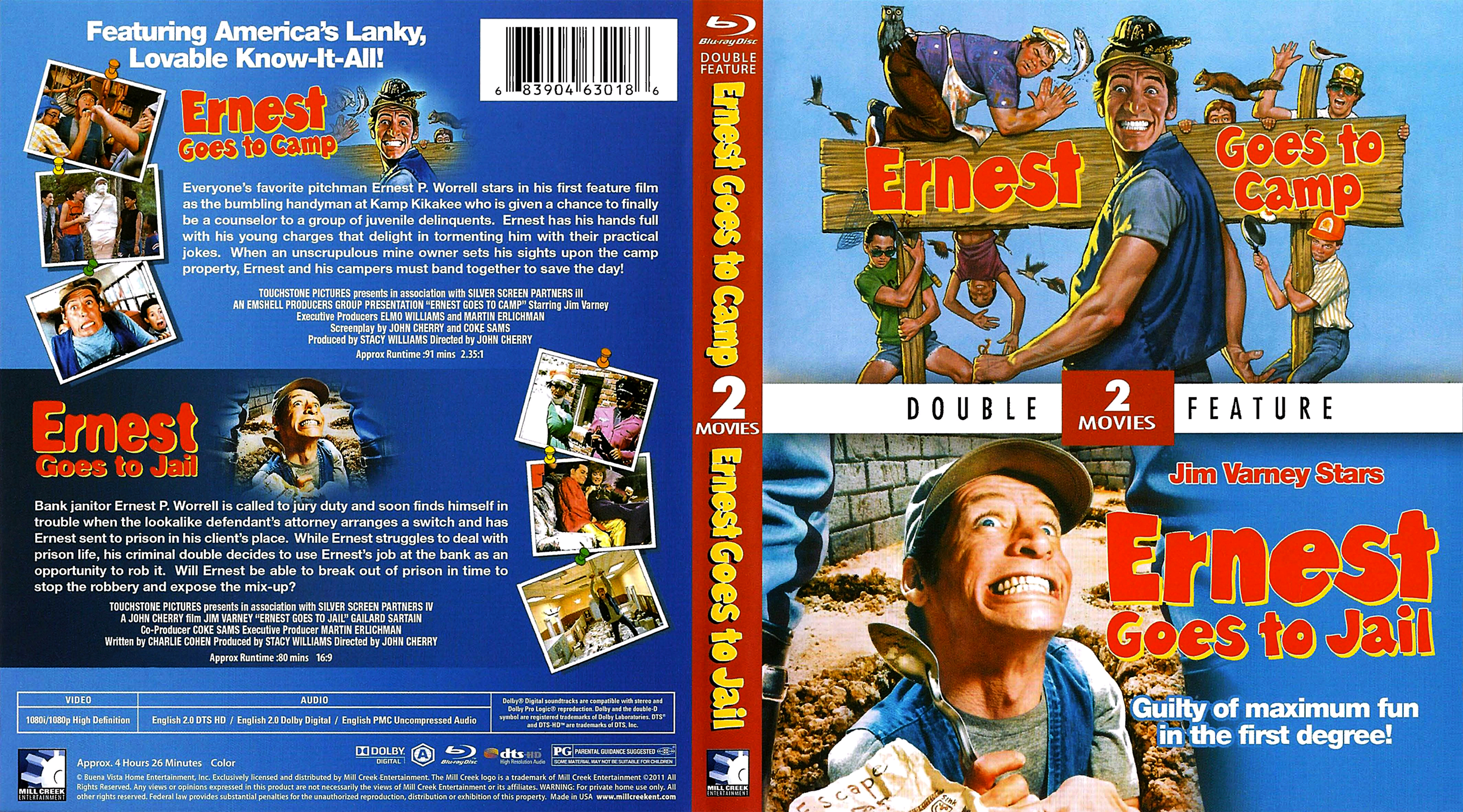 Ernest Goes To Camp  Ernest Goes To Jail 