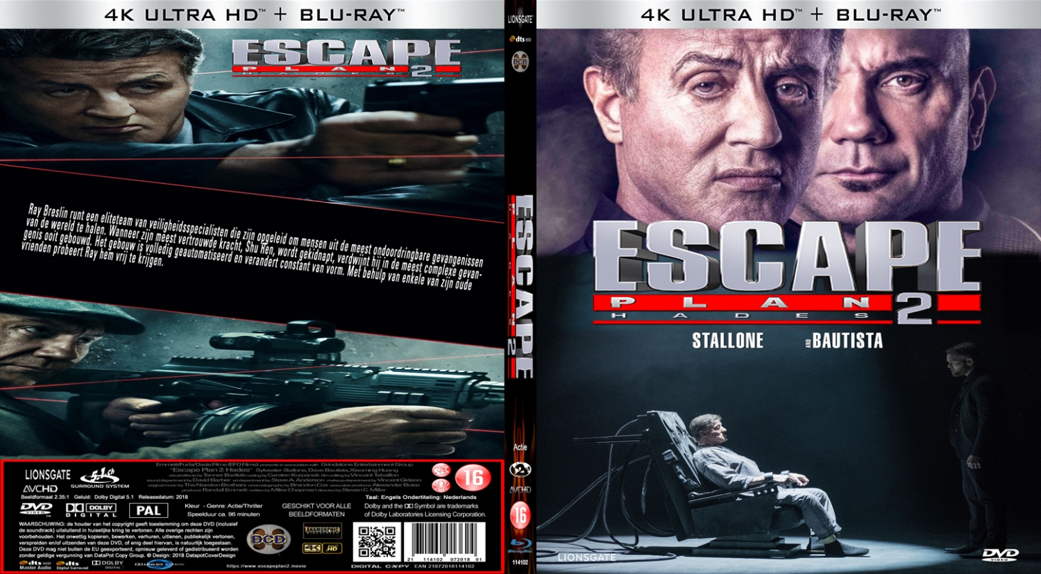 escape plan 2 (2018) Blu Ray