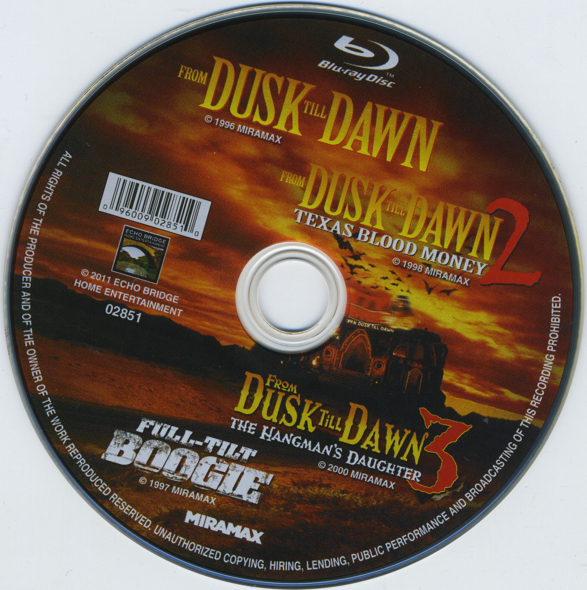 From Dusk Till Dawn Series Full Tilt Boogie 2011 Label | Blu-Ray Covers ...