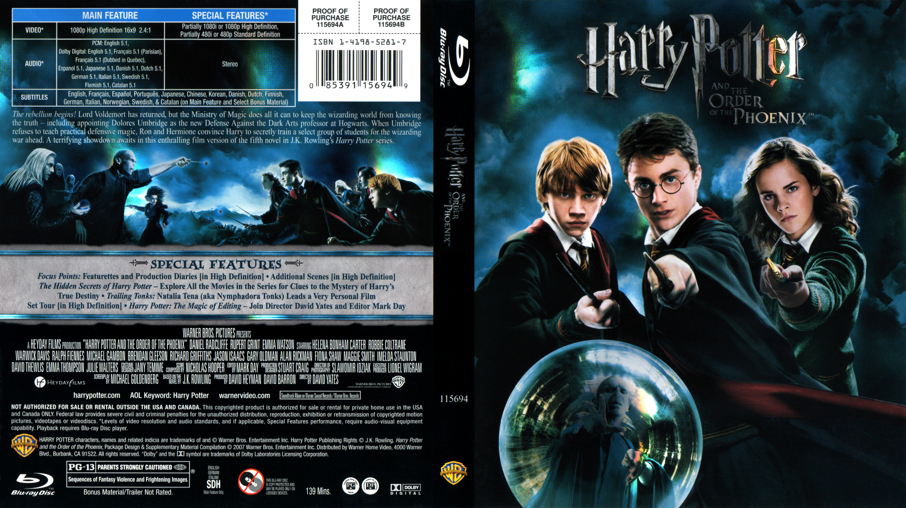 harry potter and the order of the phoenix gamecube