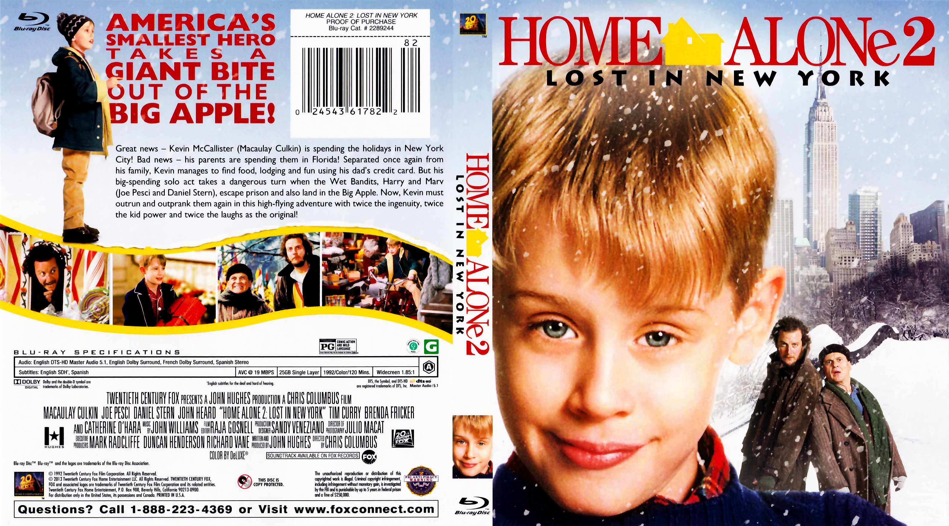 Home Alone 2 Lost In New York 1992 Blu Ray Covers Cover Century Over 500 000 Album Art Covers For Free