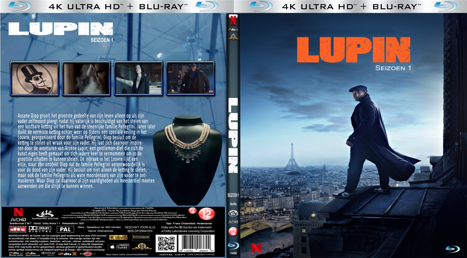 lupin s1 (2021) Blu Ray