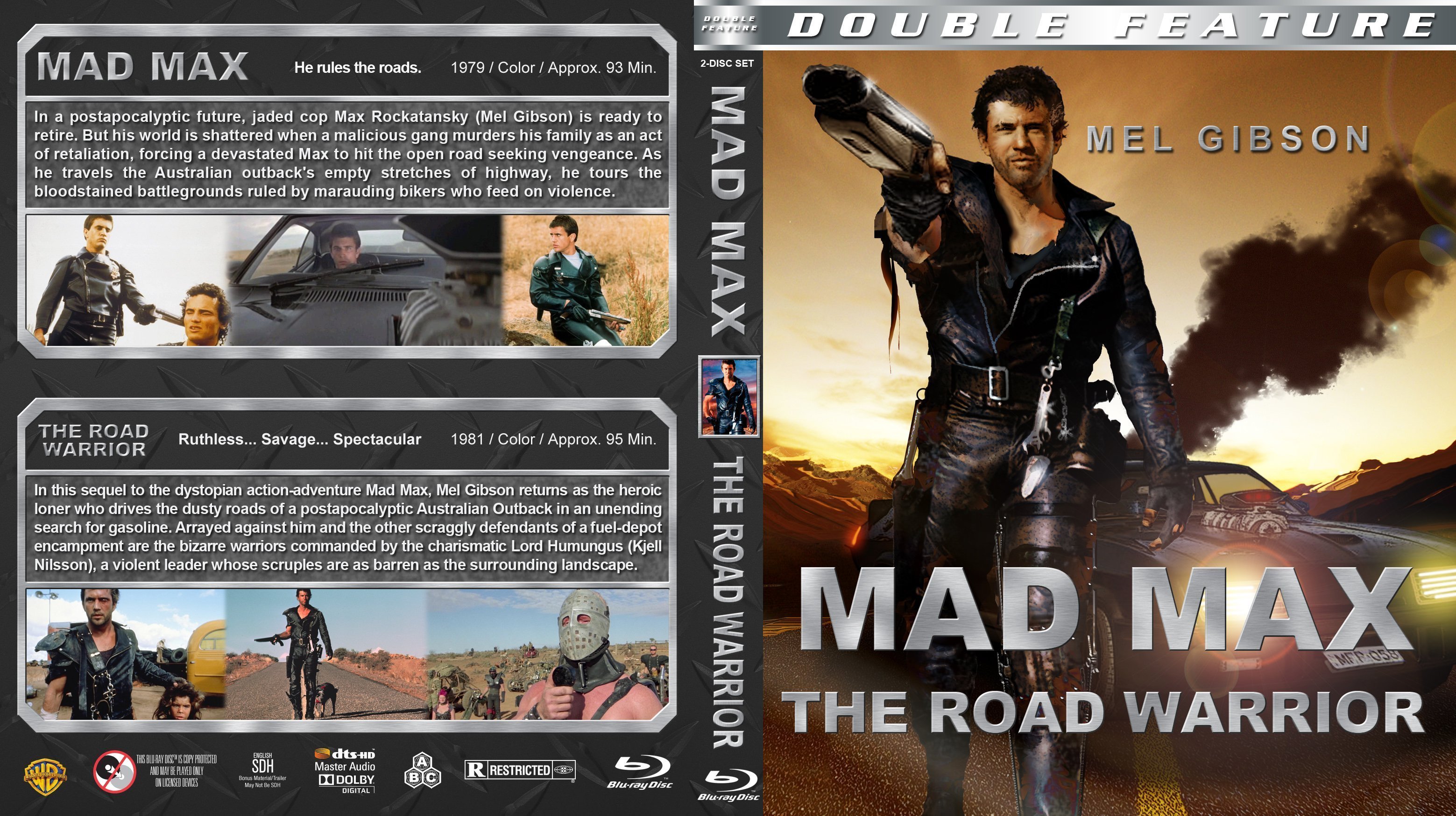 Mad Max Double Feature 1979 1981 R1  