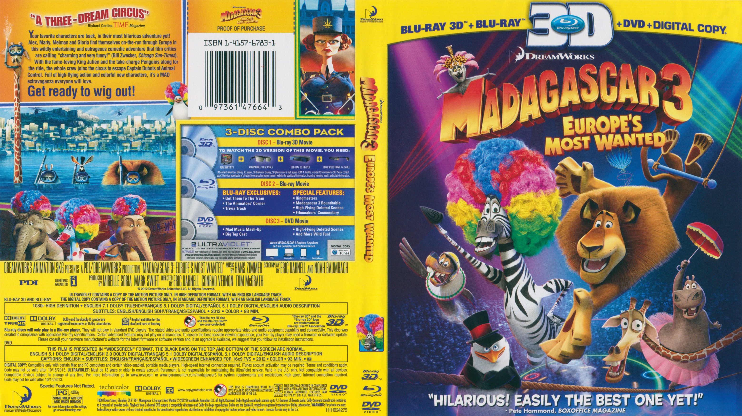 Madagascar 3 Europe s Most Wanted 3D 
