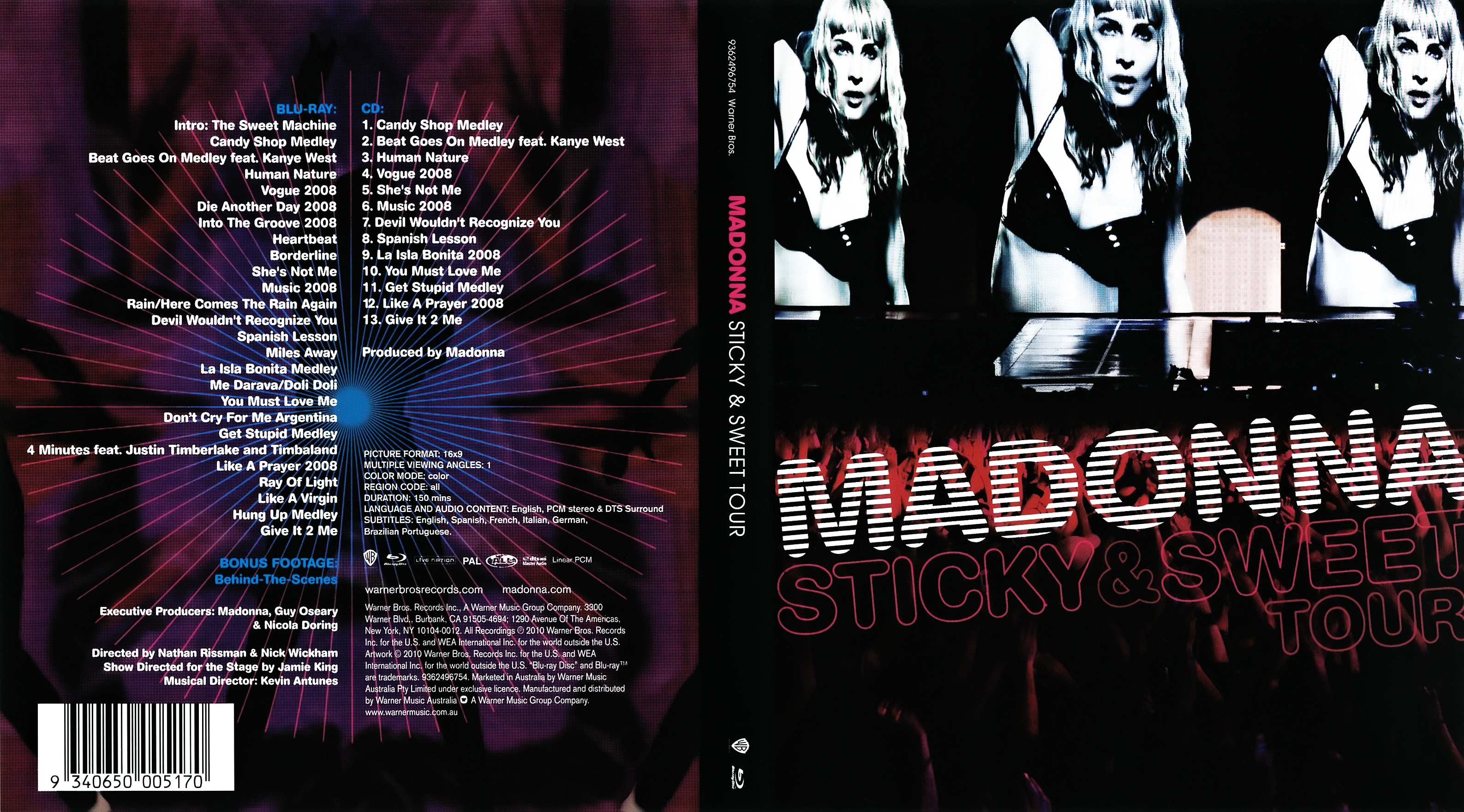 Madonna  Sticky  Sweet Tour 