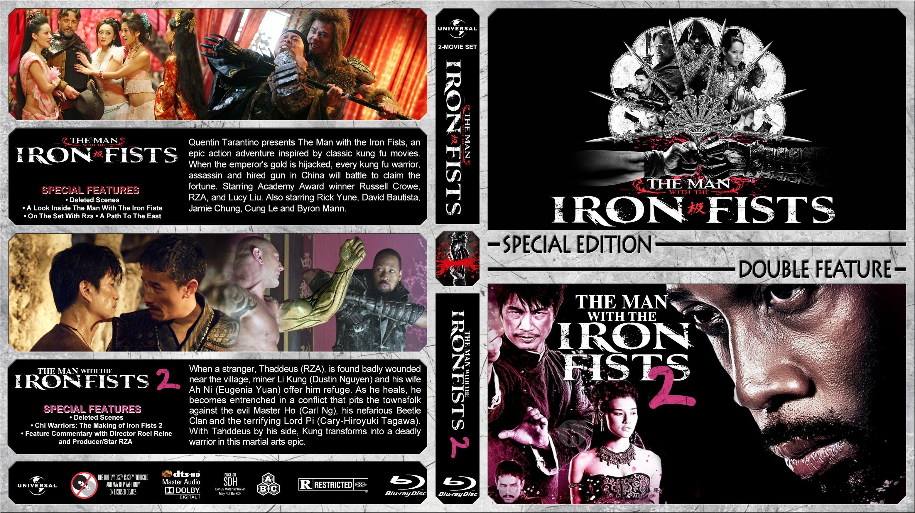 Man with the Iron Fists Double Feature R1  