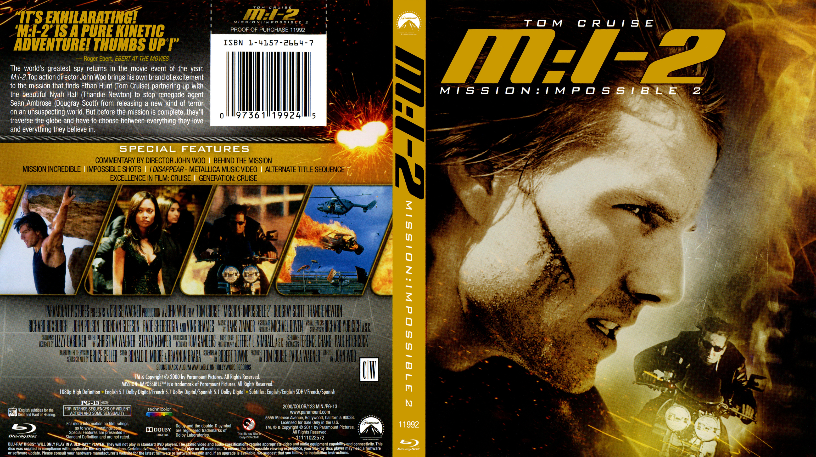 Mission Impossible 2 Blu ray 