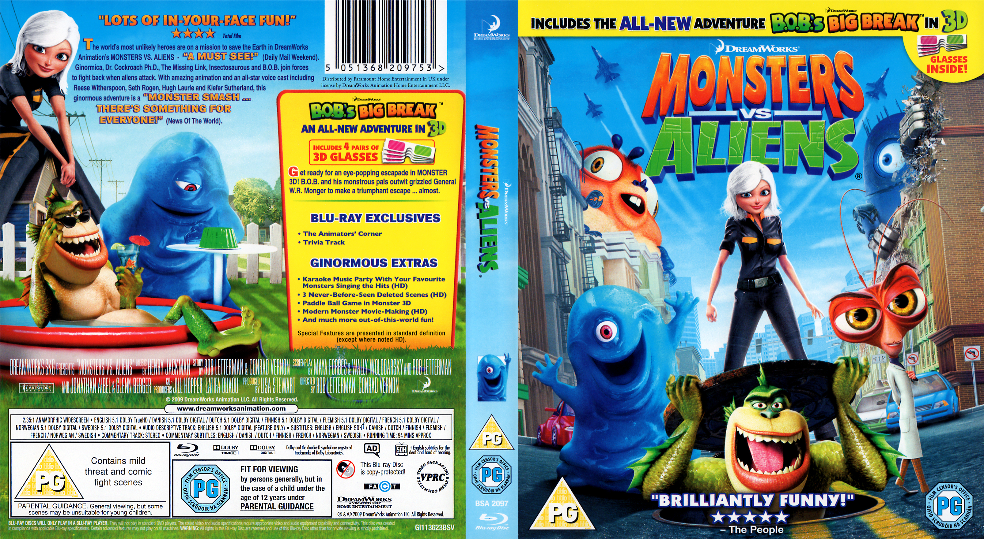 Monsters Vs Aliens BD 