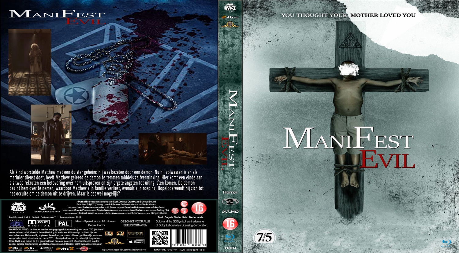 manifest evil (2022) Blu Ray