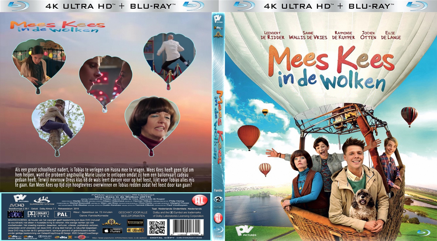 mees kees in de wolken (2019) Blu Ray | Blu-Ray Covers | Cover Century