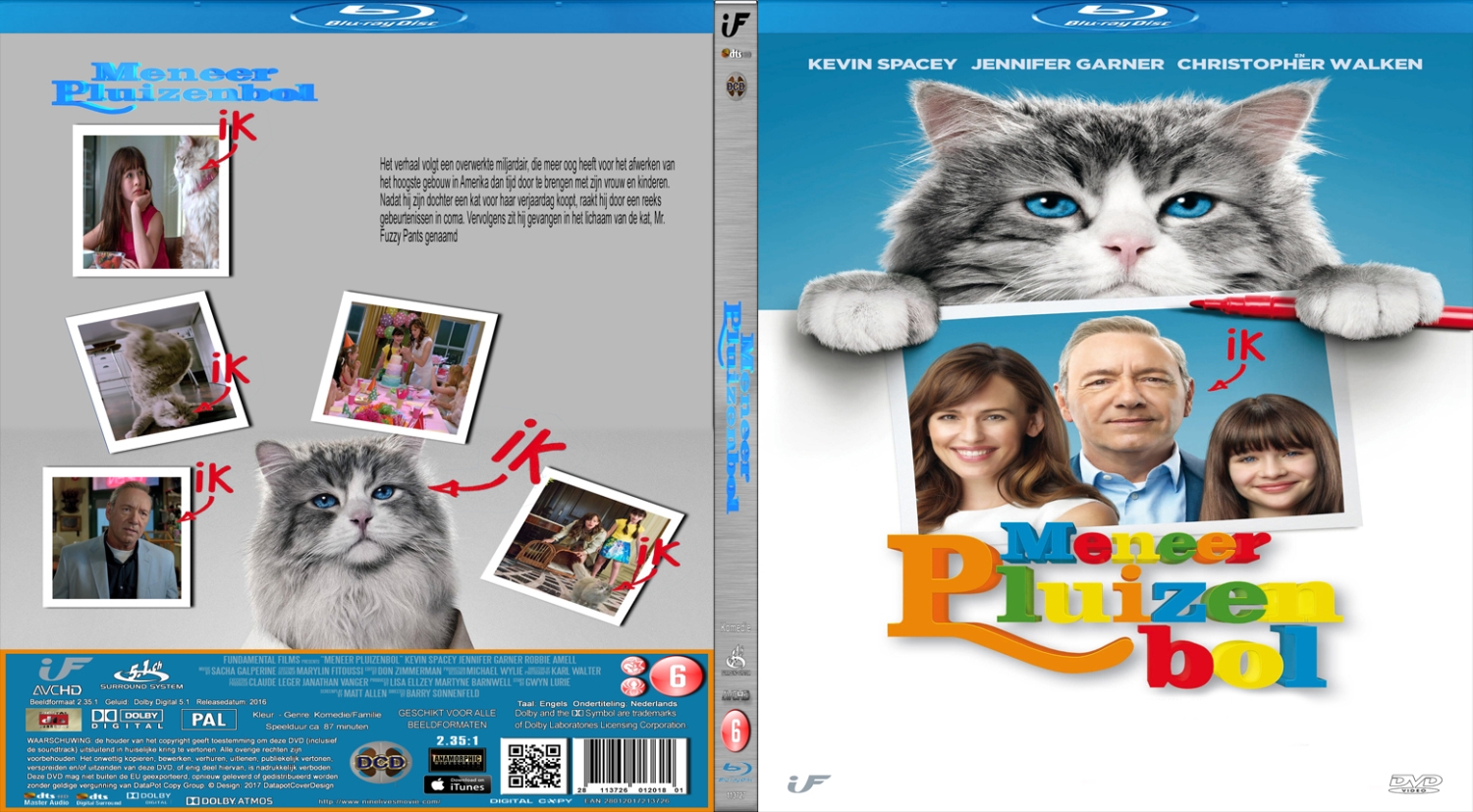 meneer pluizenbol (2016) Blu Ray