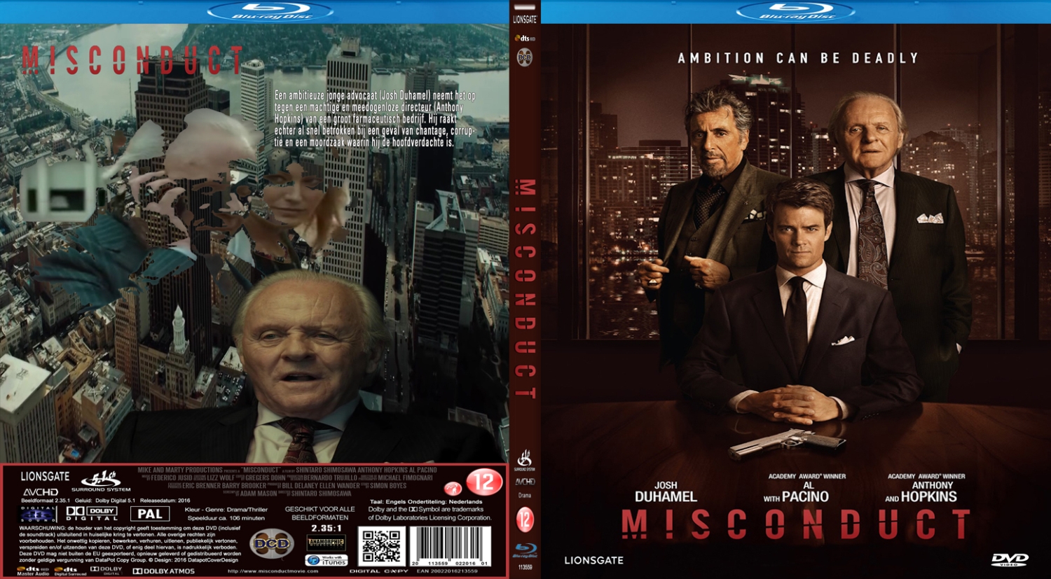 misconduct (2016) Blu Ray