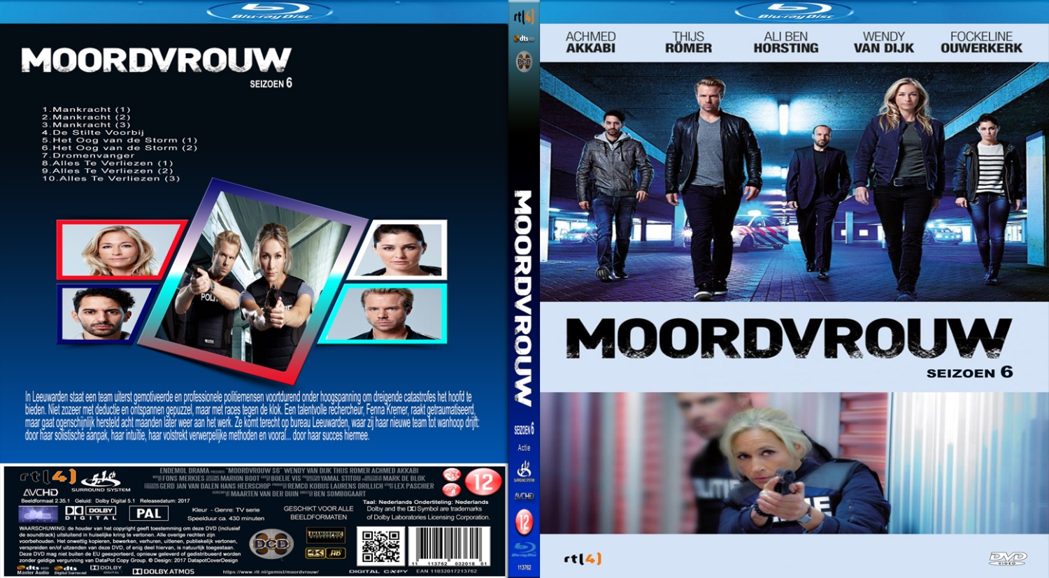 moordvrouw s6 (2017) Blu Ray