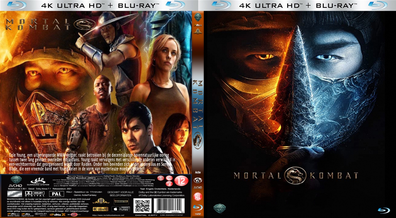 mortal combat (2021) Blu Ray