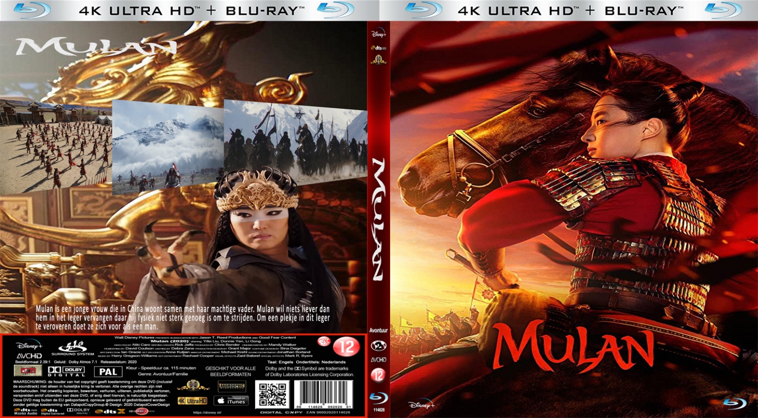 mulan (2020) Blu Ray