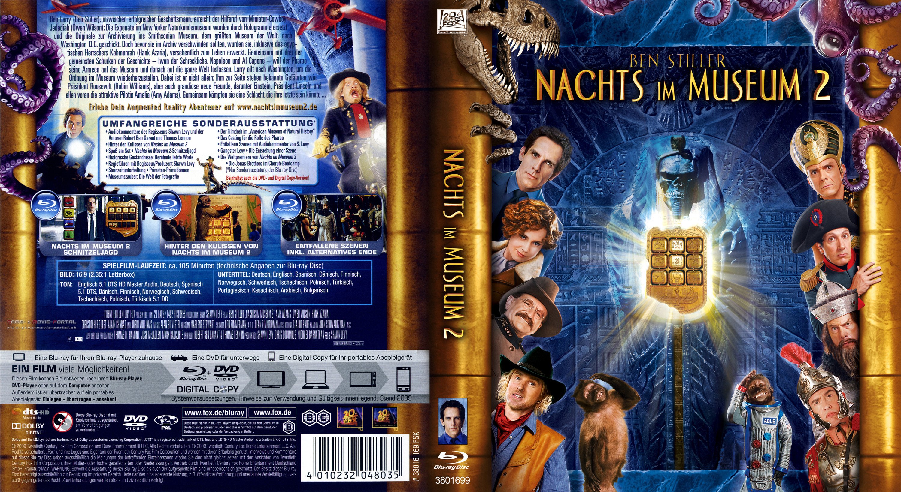 Nachts im Museum 2 cover 2 