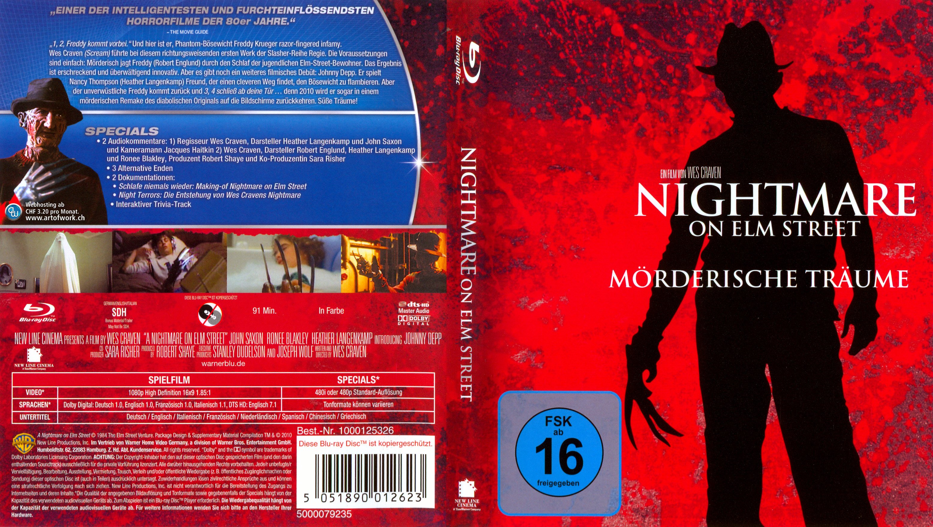 Nightmare on Elm Street 1984 | Blu-Ray Covers | Cover Century | Over 1.