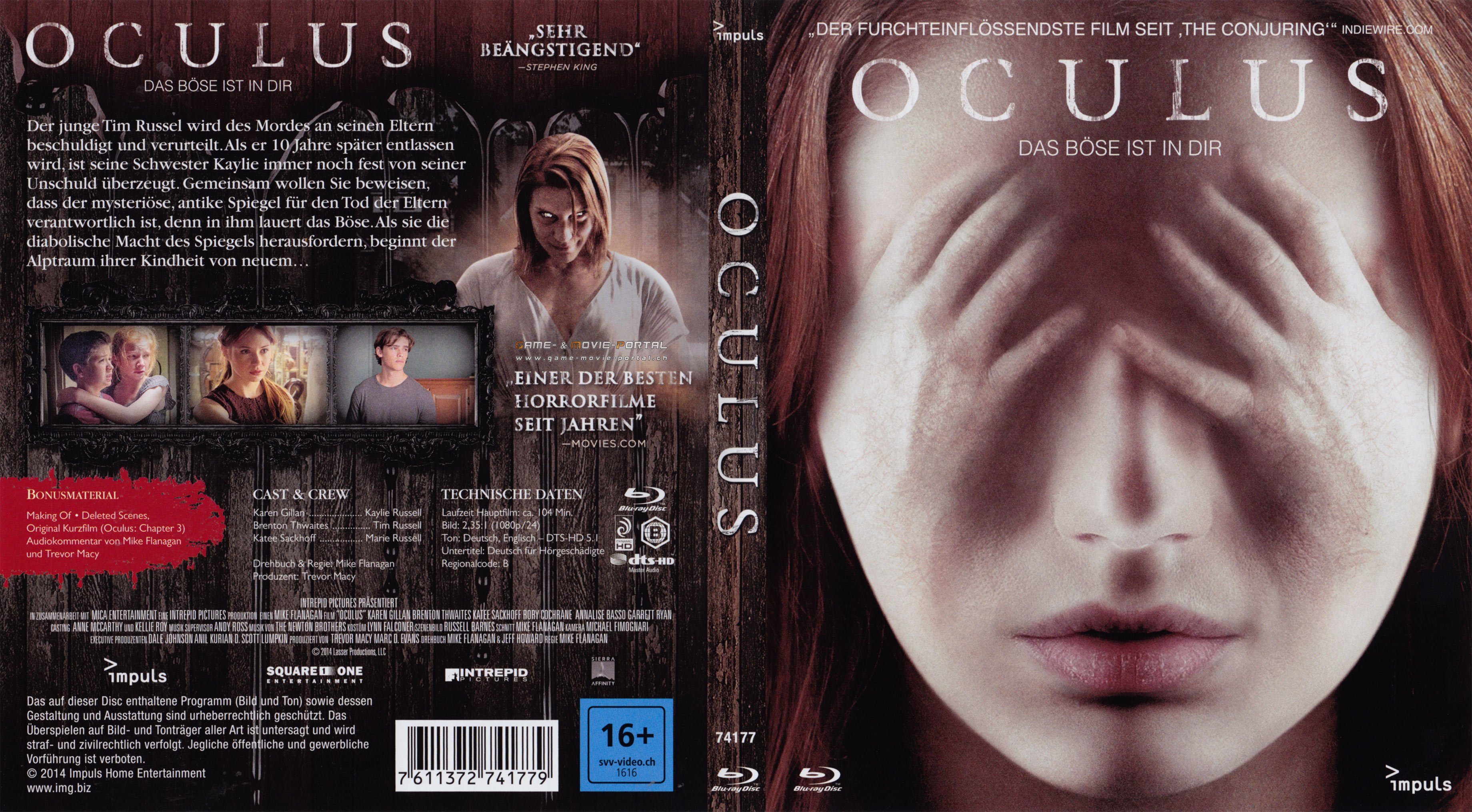 Oculus Das Boese ist in dir Cover Deutsch 