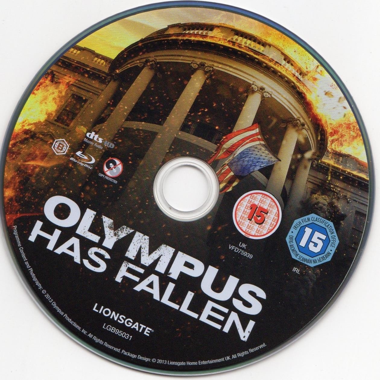 Olympus Has Fallen R2  Label