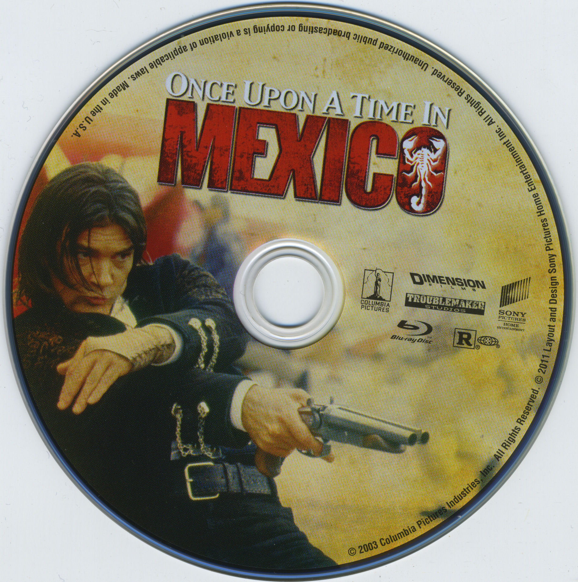 Once Upon A Time In Mexico 2003  Label