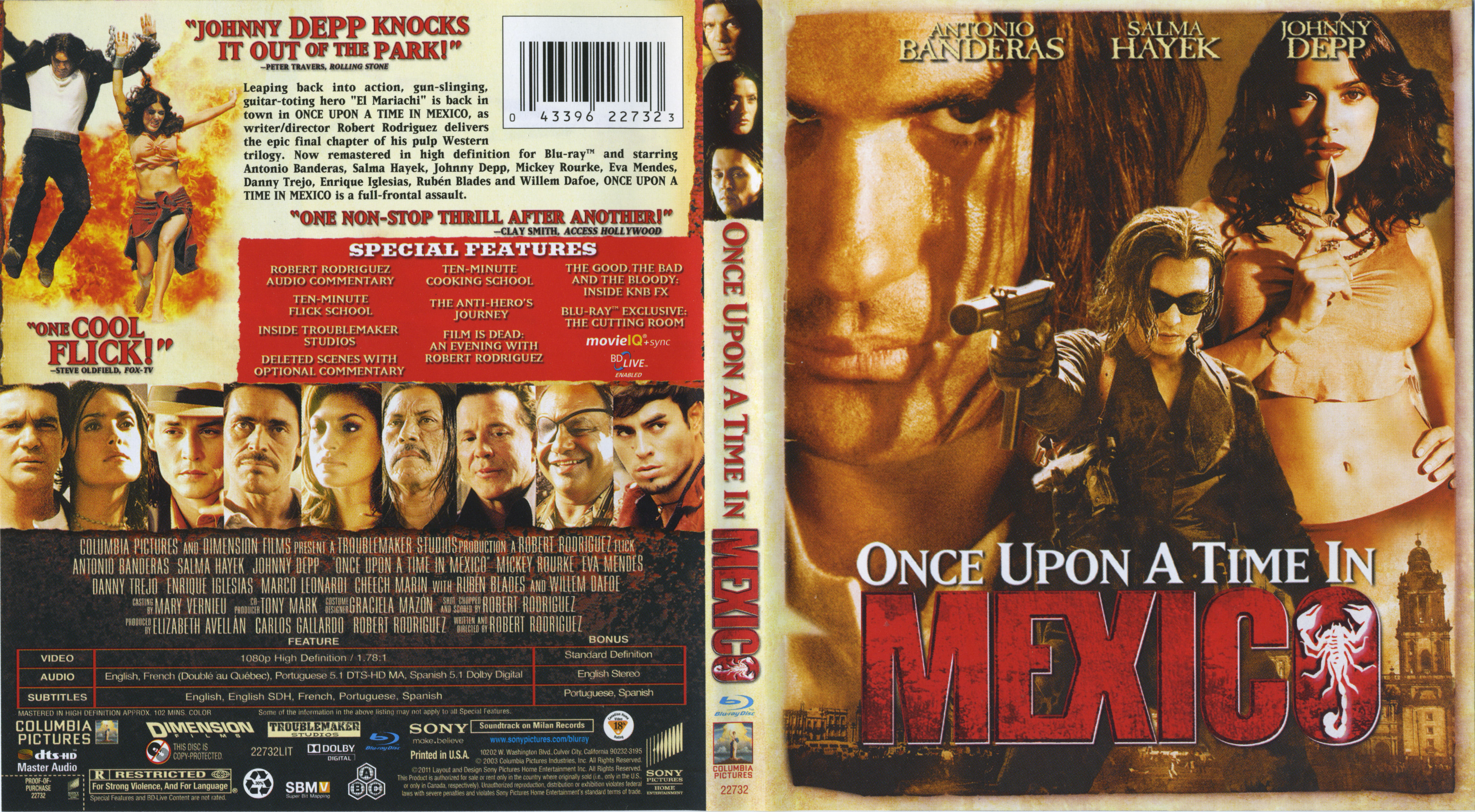 Once Upon A Time In Mexico 2003  Label 2