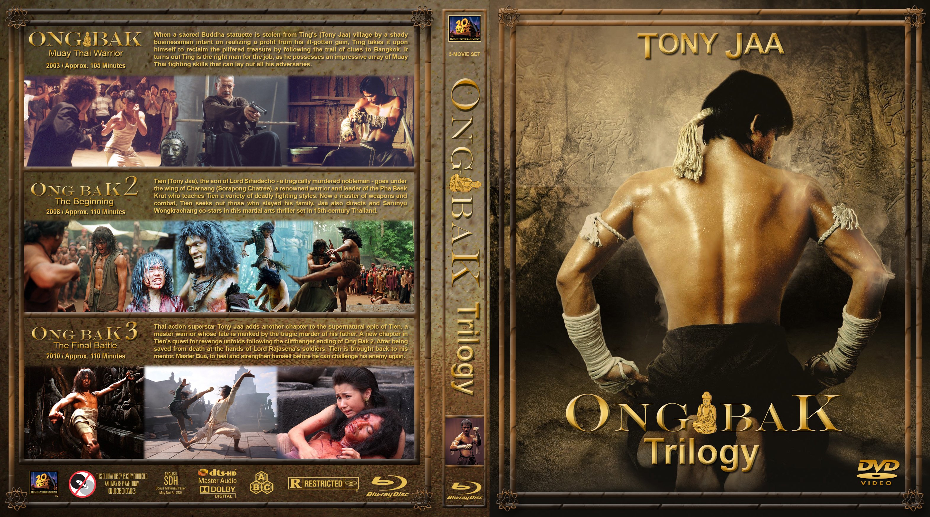 Ong Bak Trilogy 2003 2010 R1  