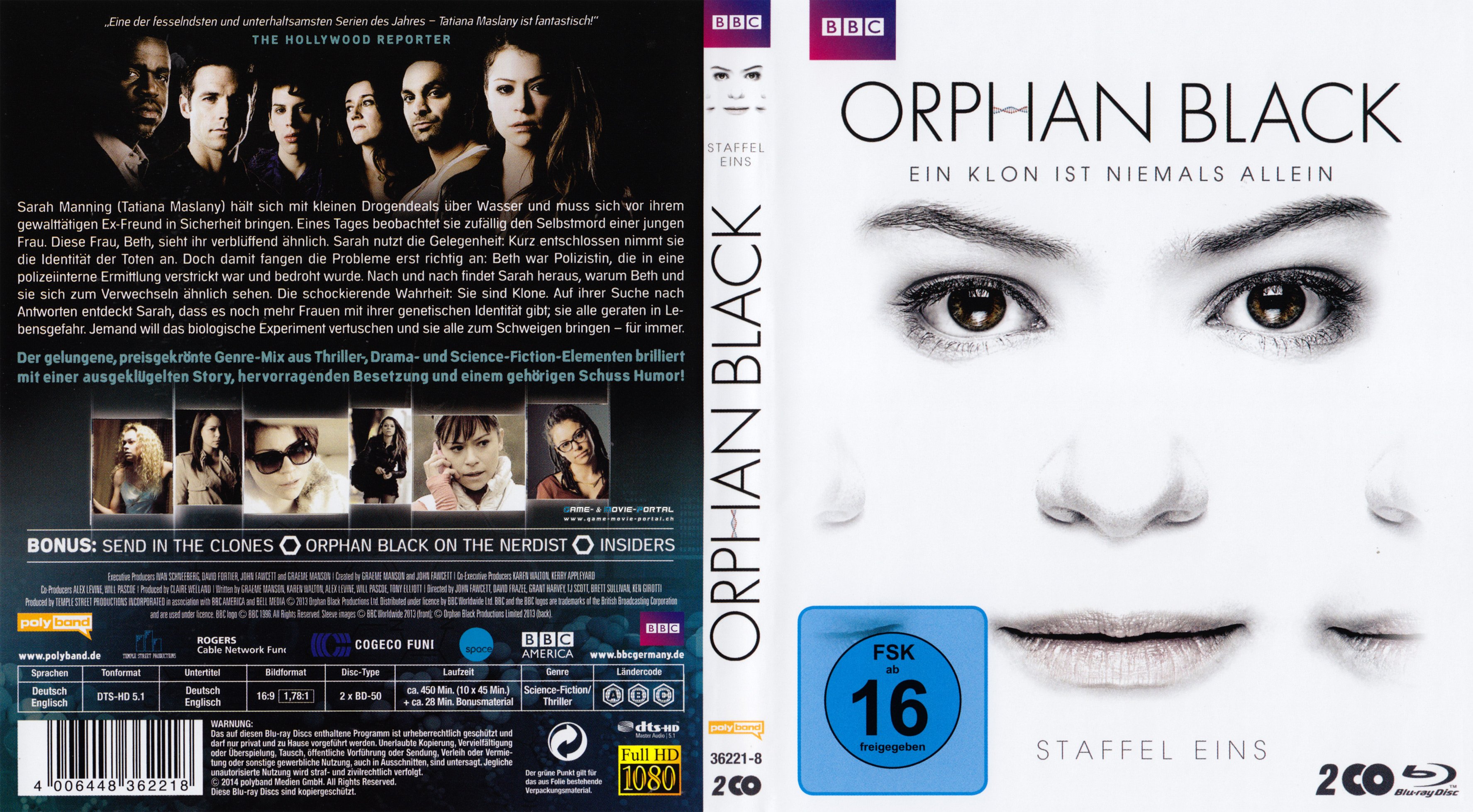 Orphan Black Ein Klon ist niemals allein Staffel 1 S01 
