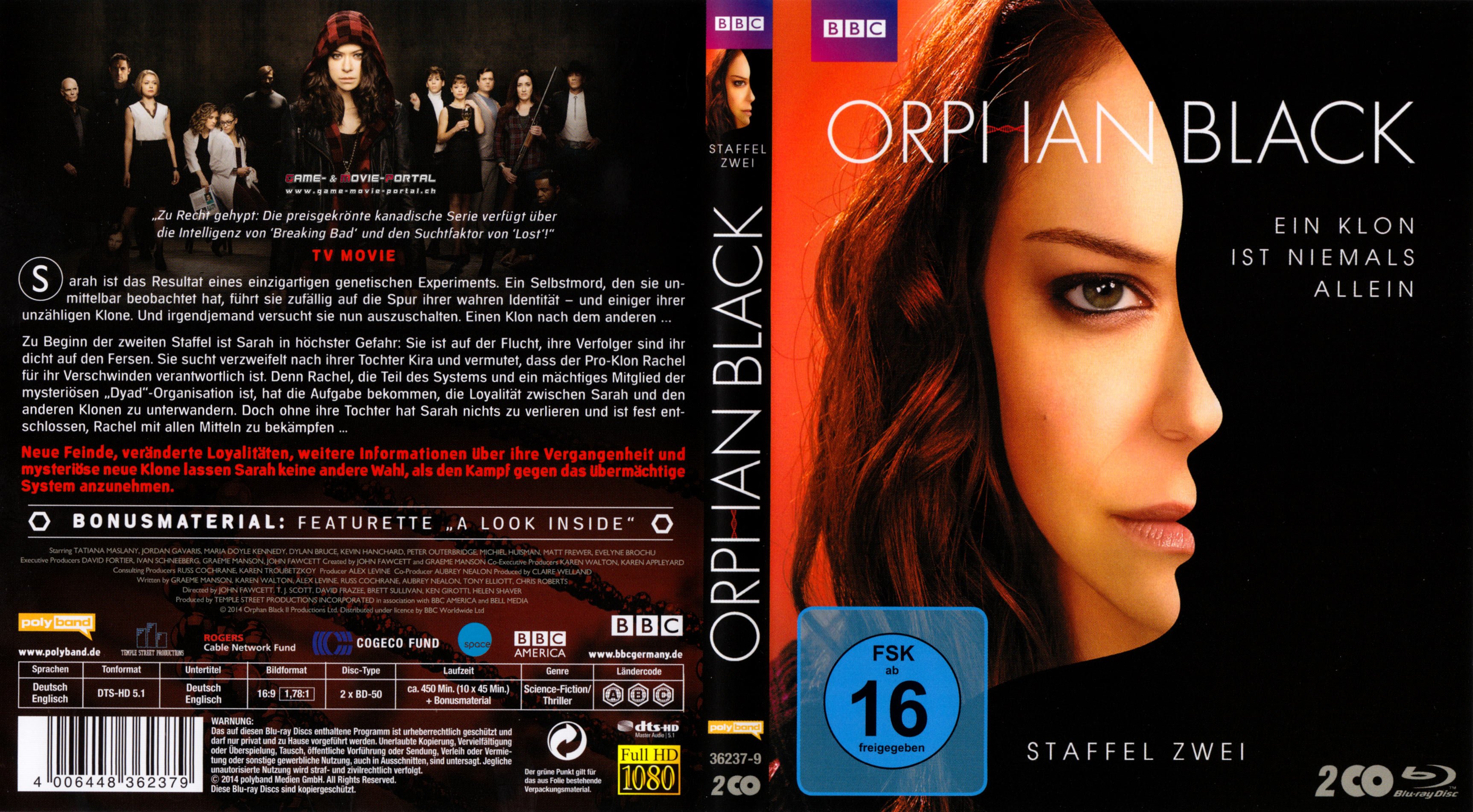 Orphan Black Ein Klon ist niemals allein Staffel 2 S02 Season 2 