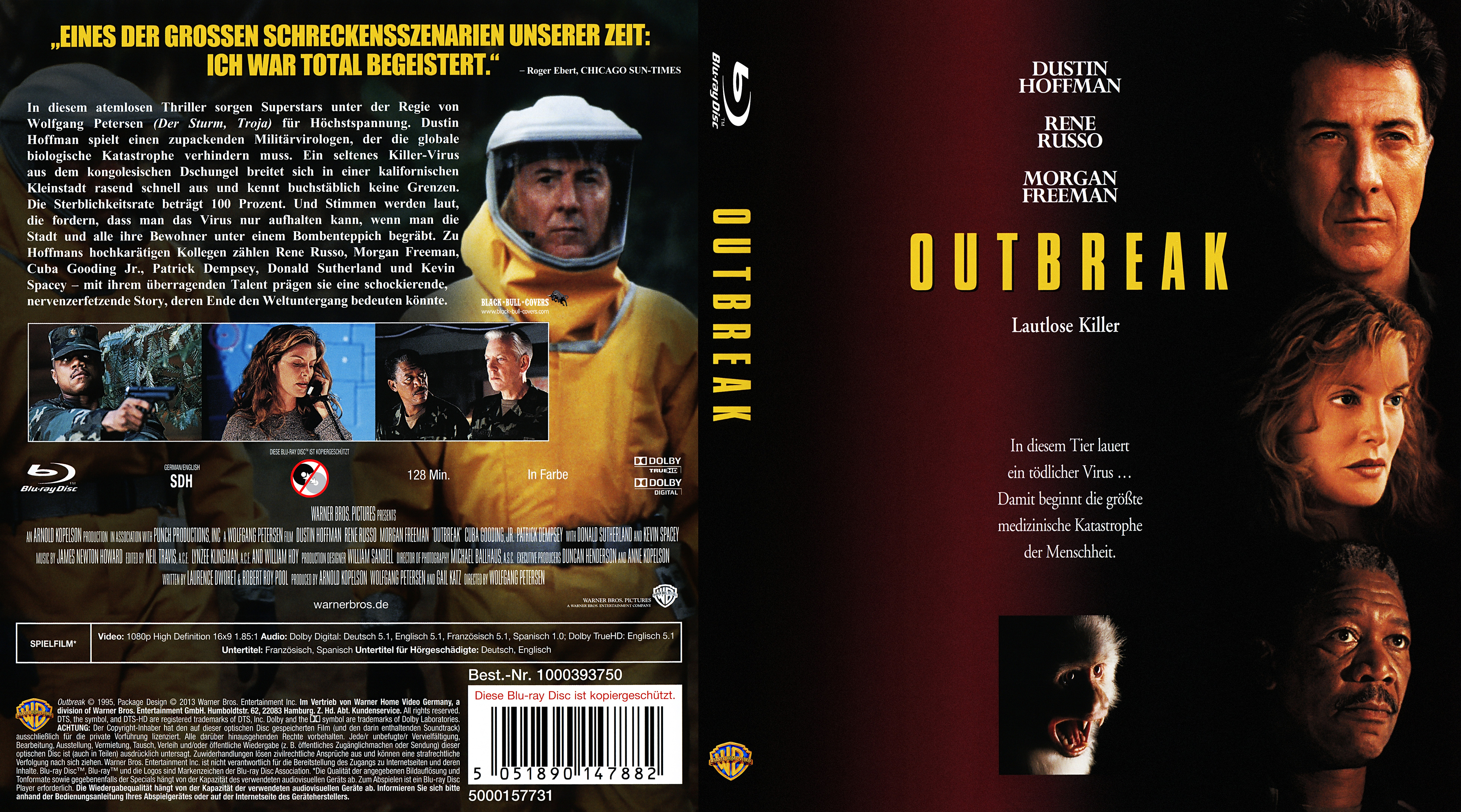 Outbreak Lautlose Killer Cover German Deutsch Bluray 