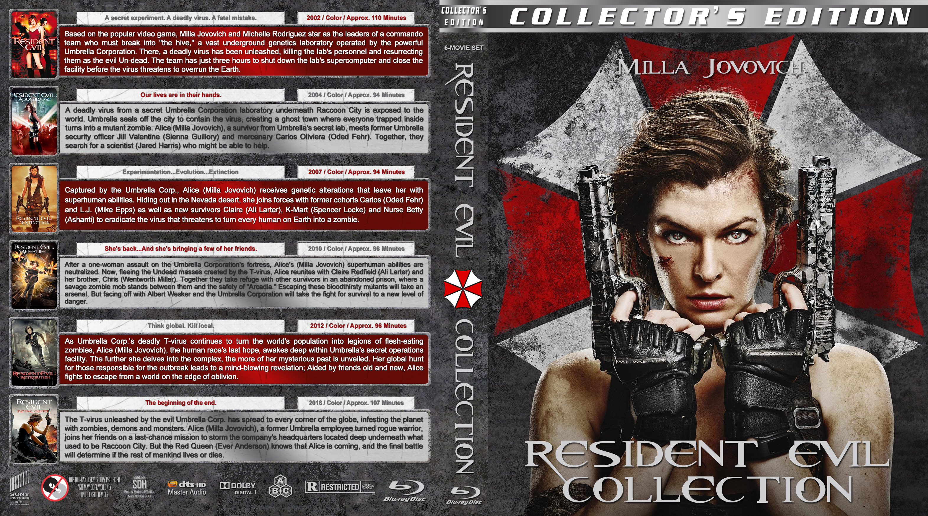Resident evil collection. Обитель зла 2002 диск. Resident Evil 2002 Blu ray Cover. Обитель зла 2002 обложка.
