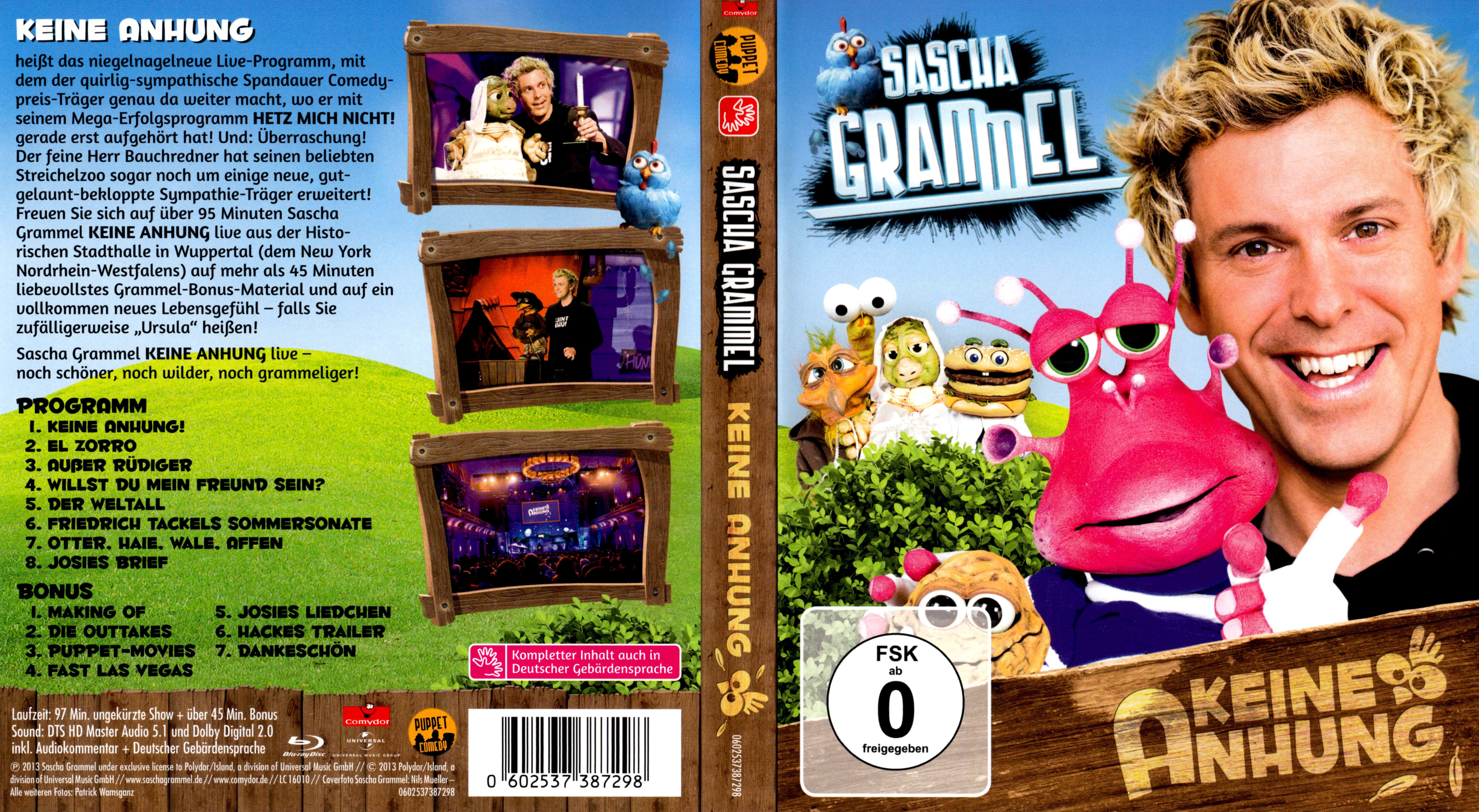 Sascha Grammel Keine Ahnung R2 Blu Ray German