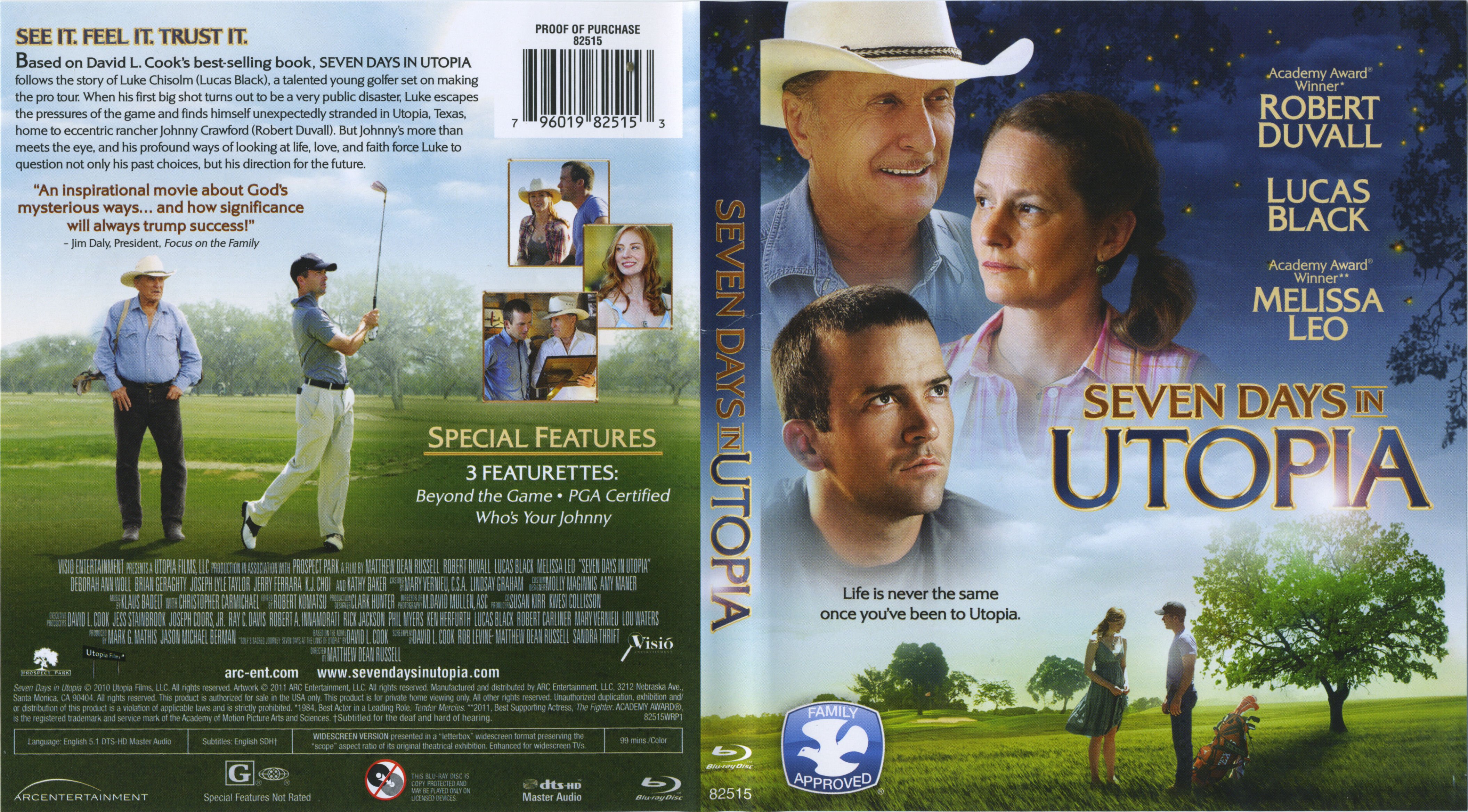 Seven Days In Utopia 2011  Label 1
