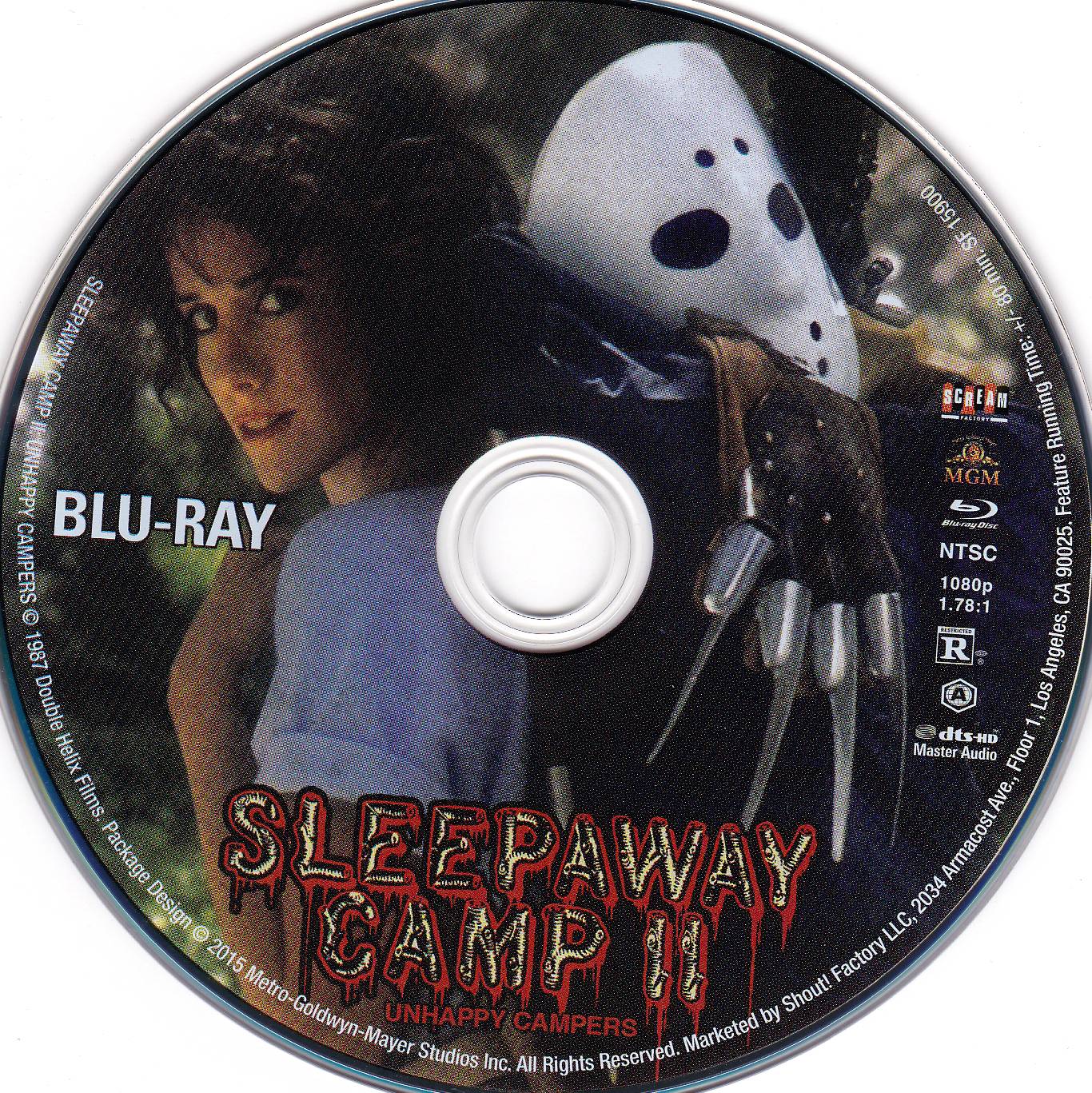 Sleepaway Camp 2 1988 Label BluRay Covers Cover Century Over