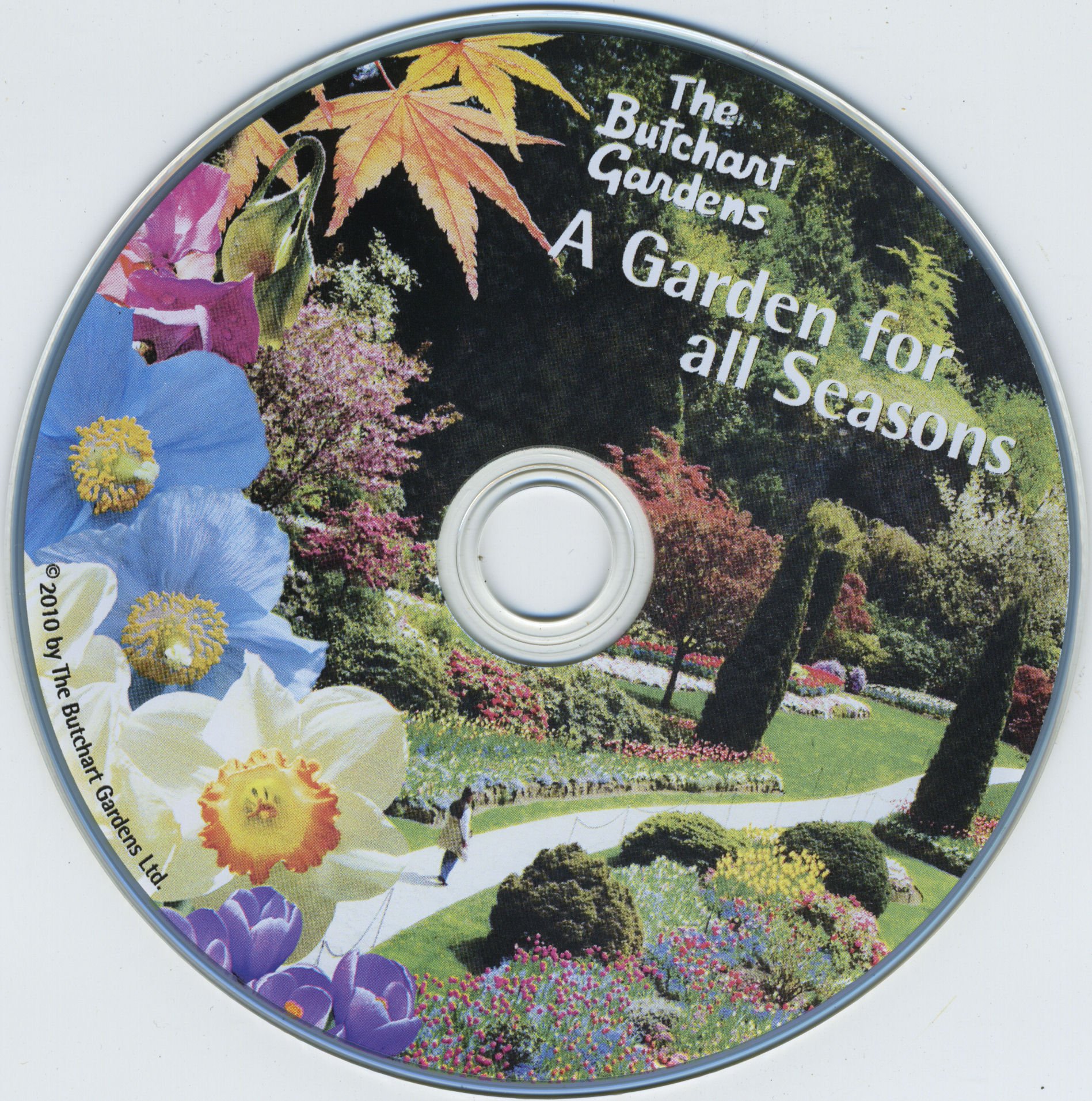 The Butchart Gardens A Garden For All Seasons 2010  Label