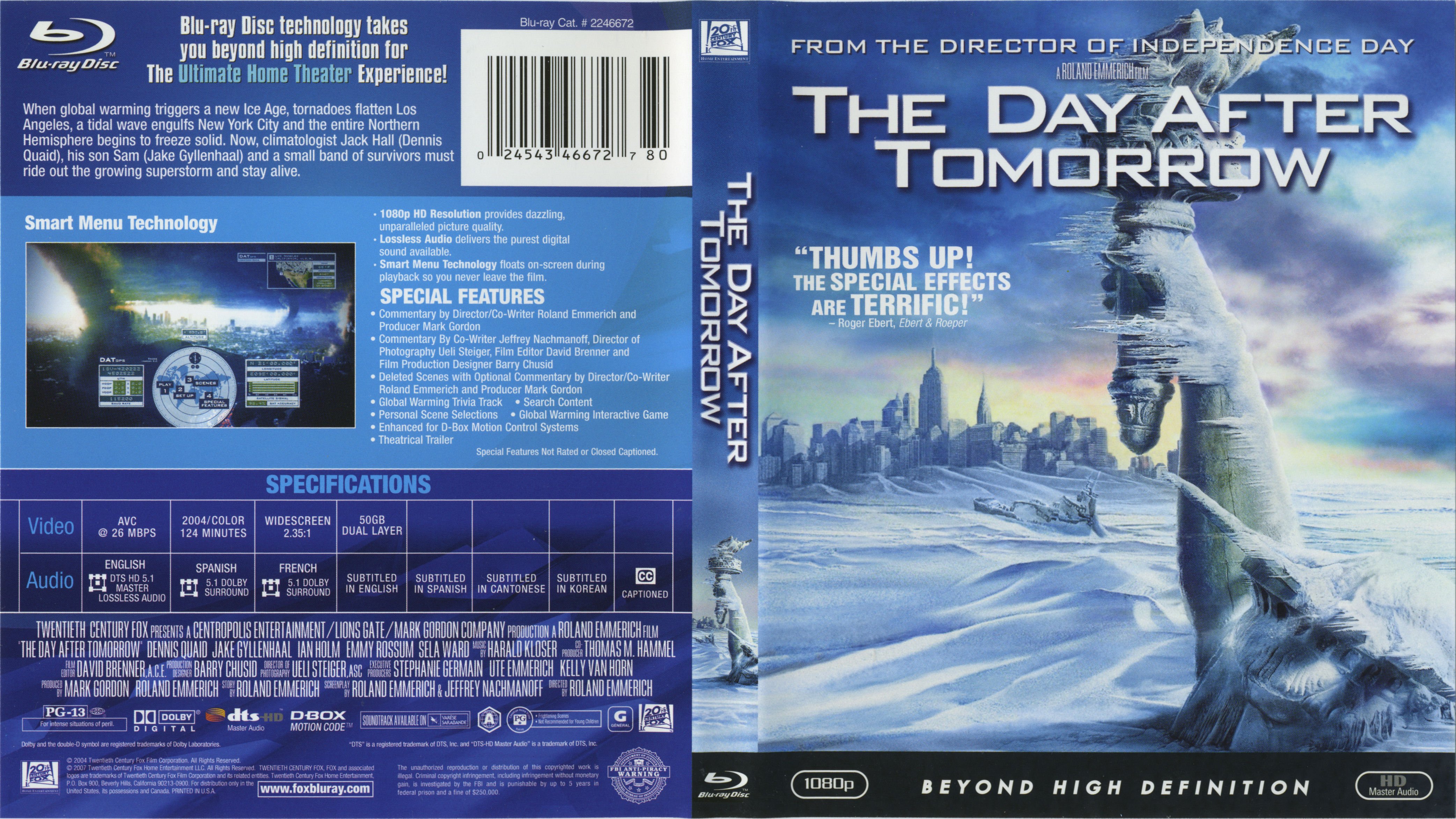 The Day After Tomorrow 2004  Label 1