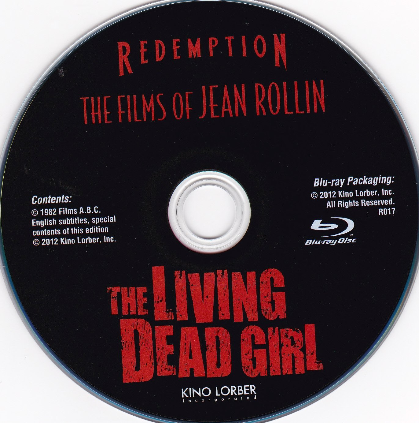 The Living Dead Girl 1982 R1  Label