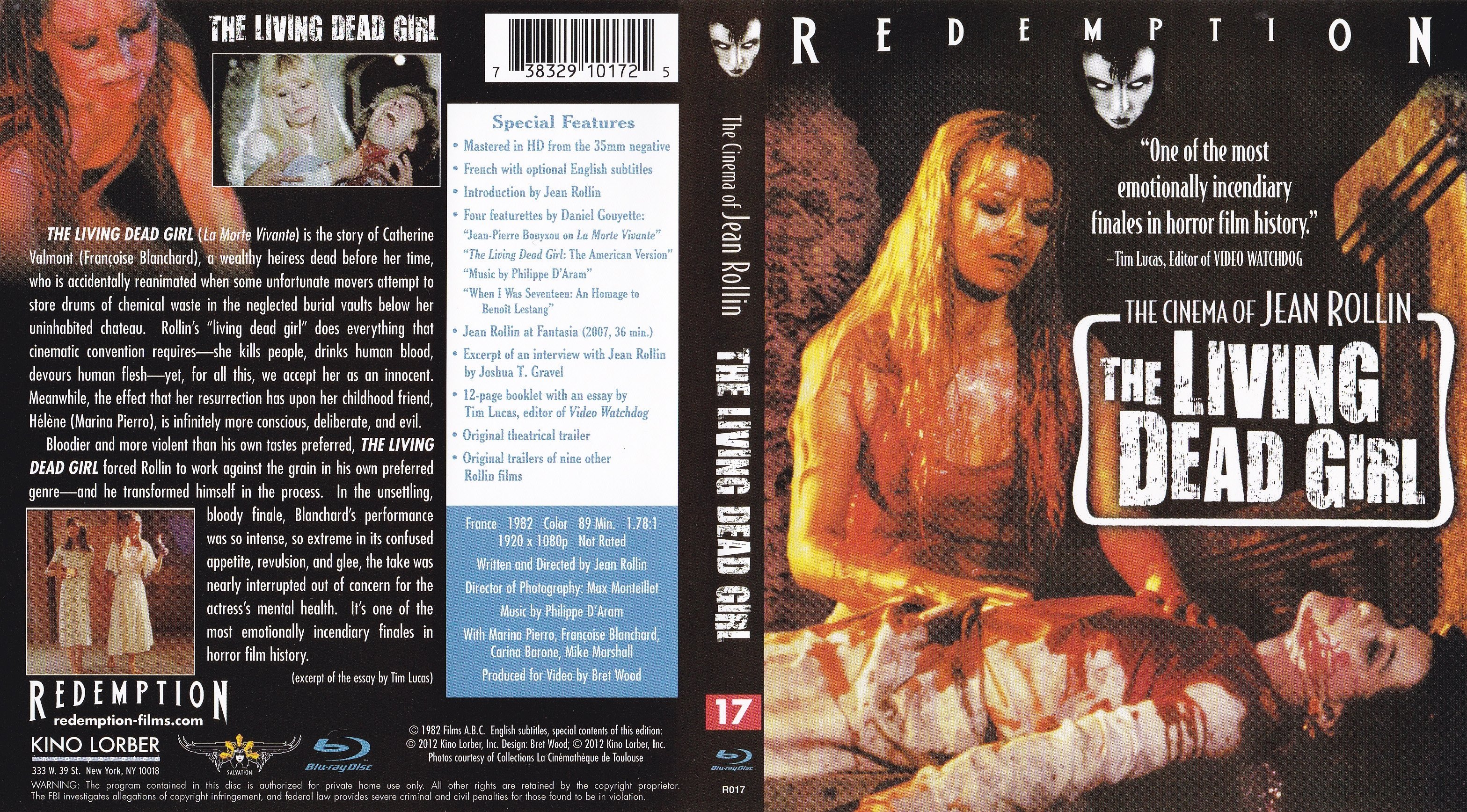 The Living Dead Girl 1982 R1  Label 1