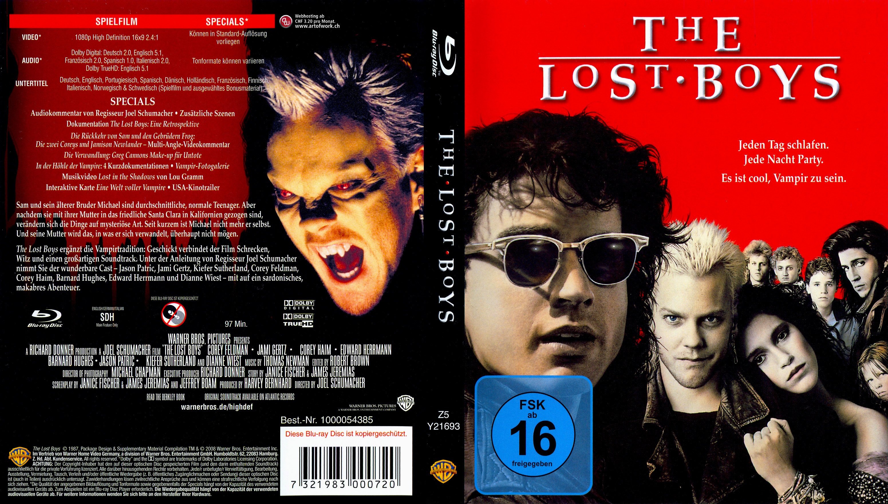The Lost Boys Kiefer Sutherland Joel Schumacher 