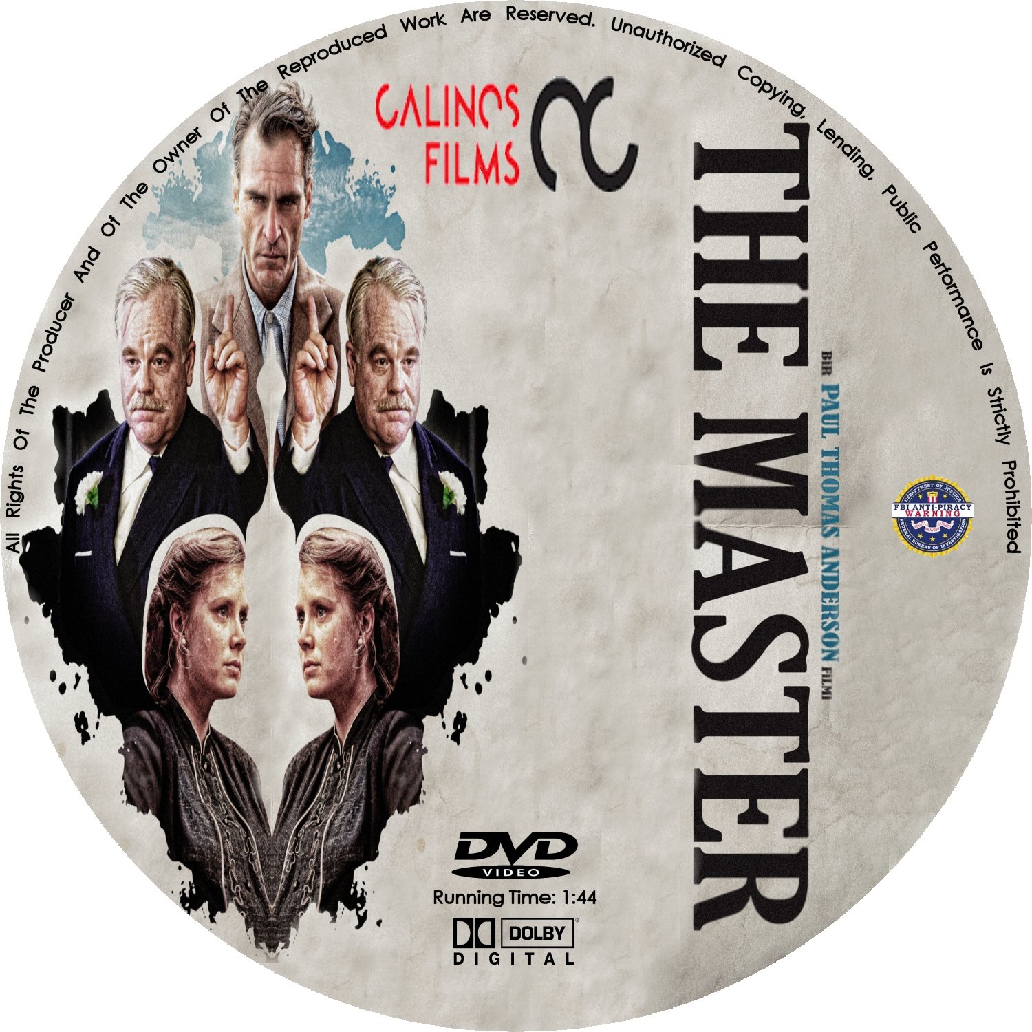 The Master R0   DVD Labels 1
