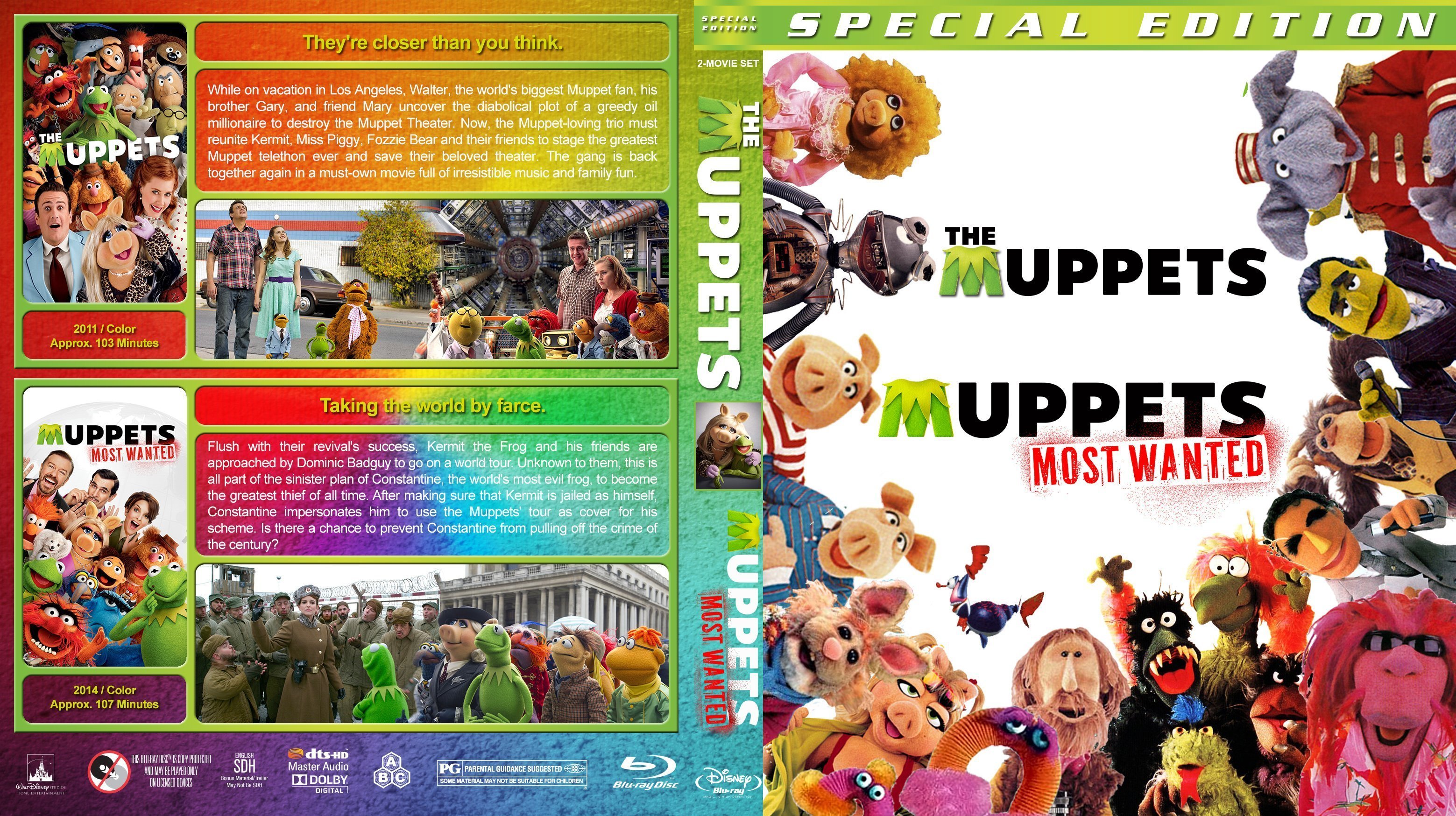 The Muppets The Muppets Most Wanted Double Feature 2011 R1  s