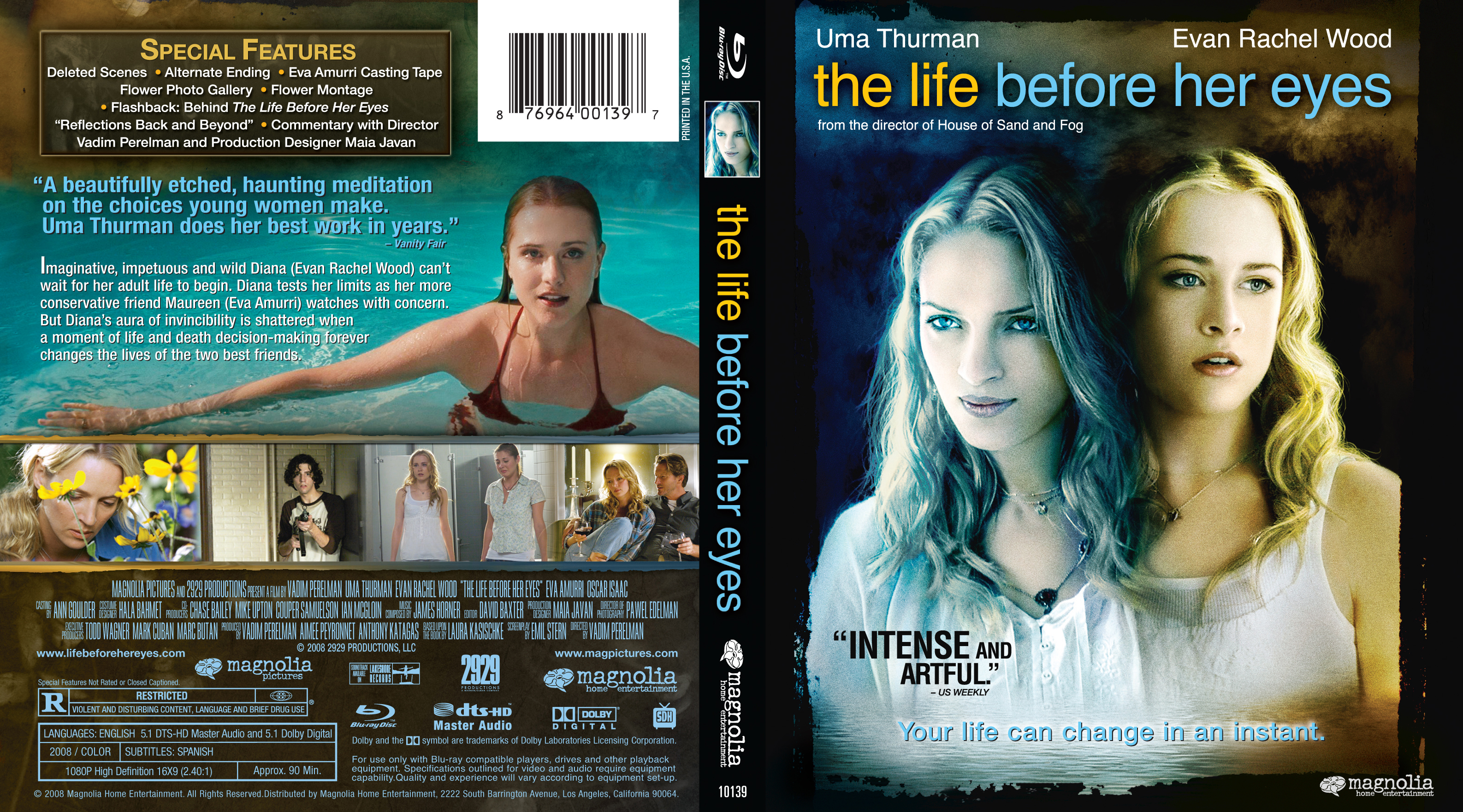 The Life Before Her Eyes 2008 Blu ray Cover 