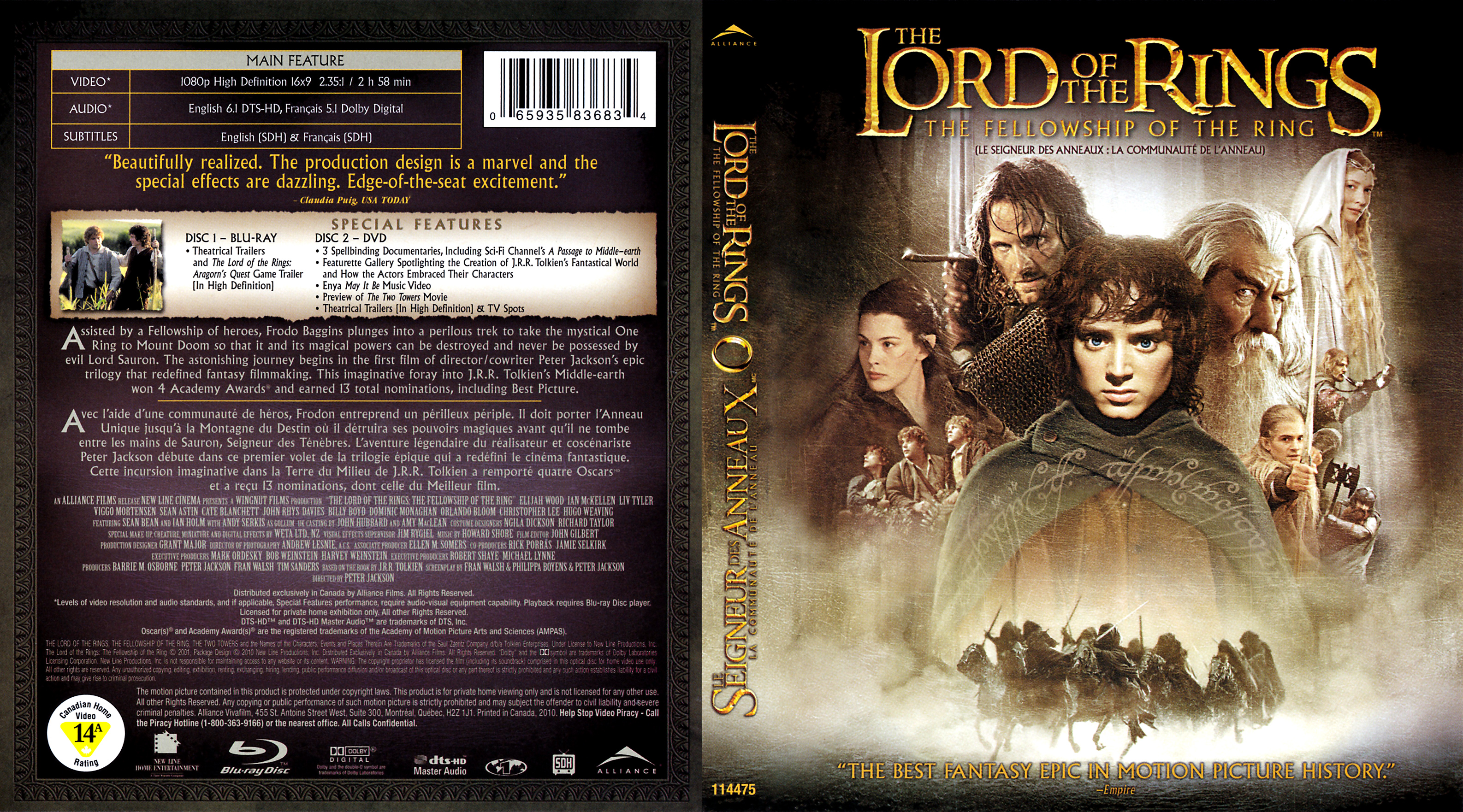 The Lord Of The Rings The Fellowship Of The Ring 