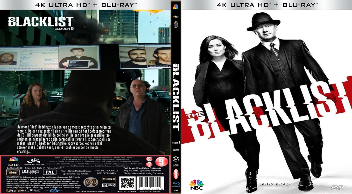 the blacklist s5 (2017) Blu Ray