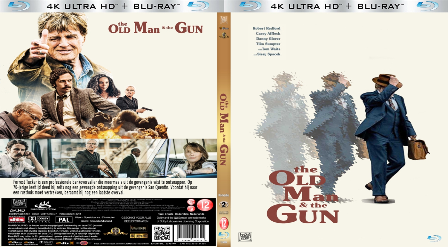the old man   the gun (2018)  Blu Ray