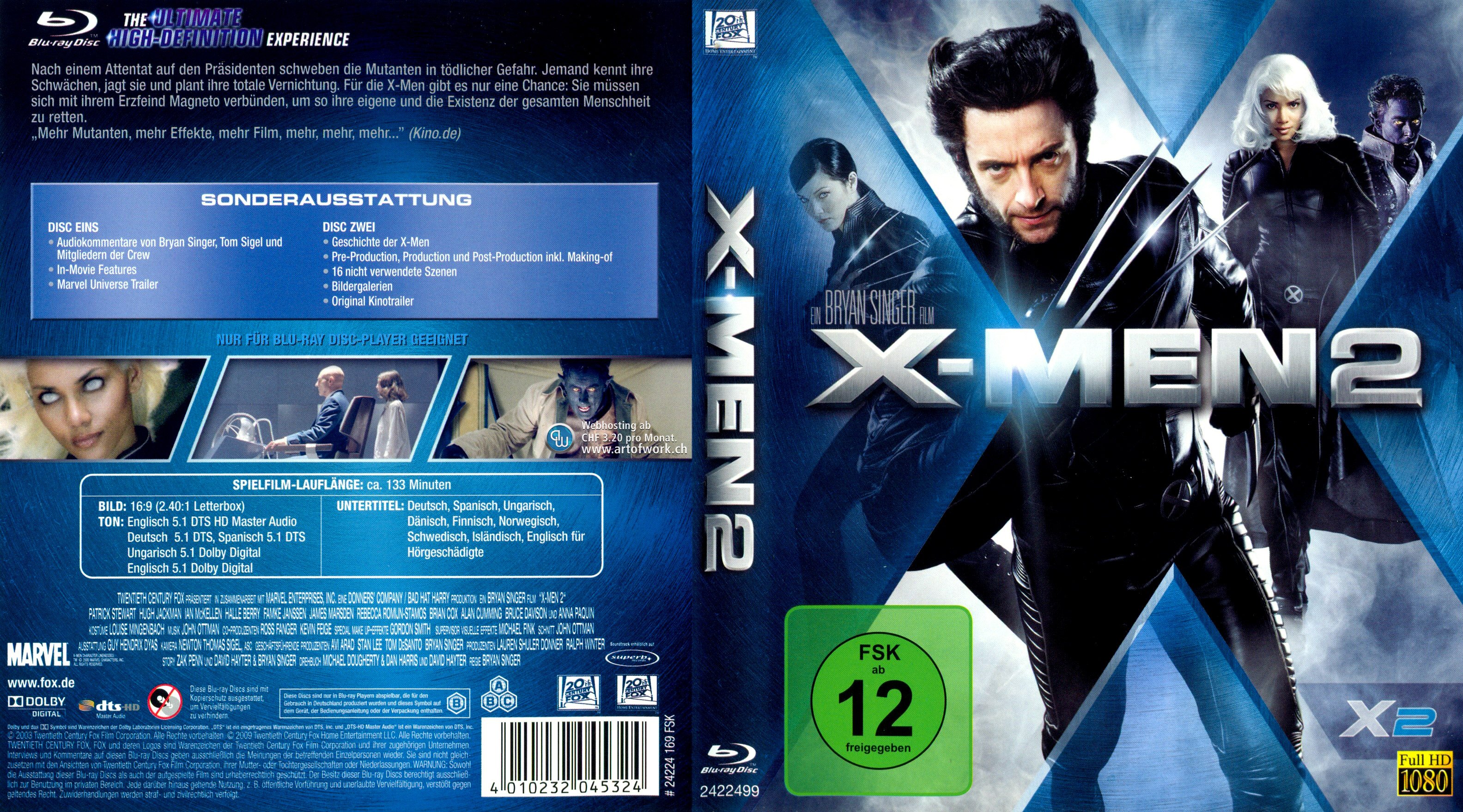 X Men 2 Bryan Singer 
