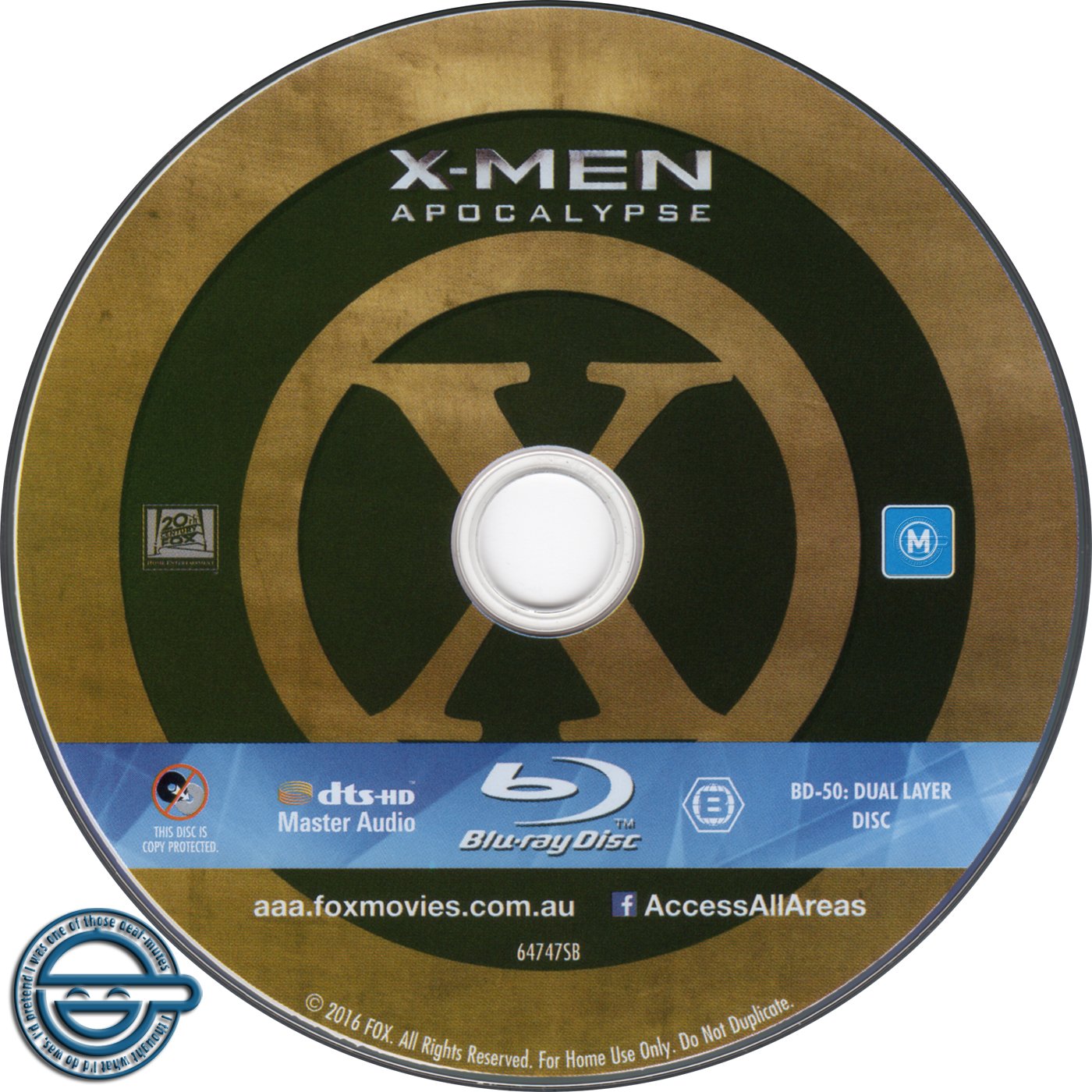 X Men Apocalypse 2016 R4  Label