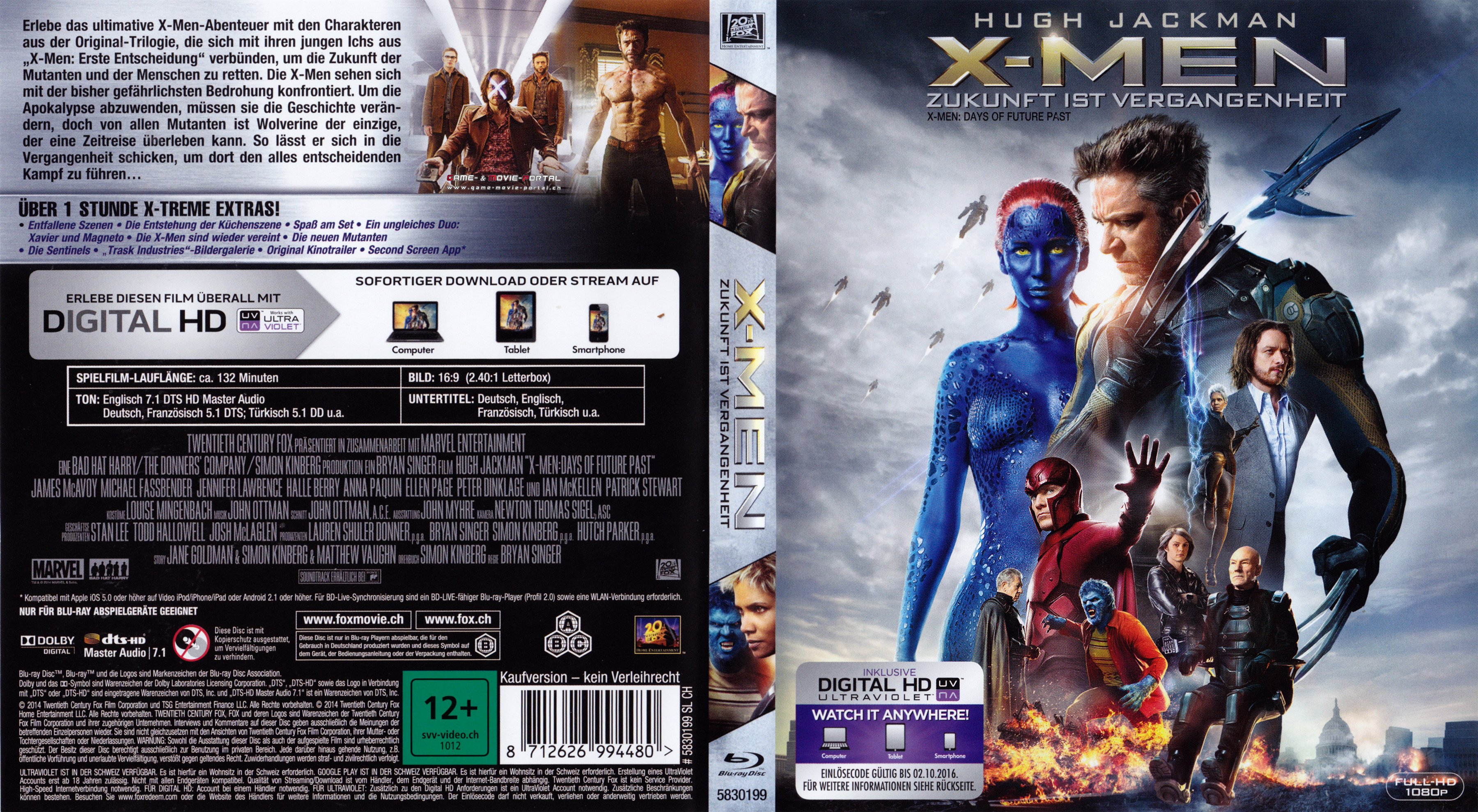 X Men Days of Future Past Zukunft ist Vergangenheit 