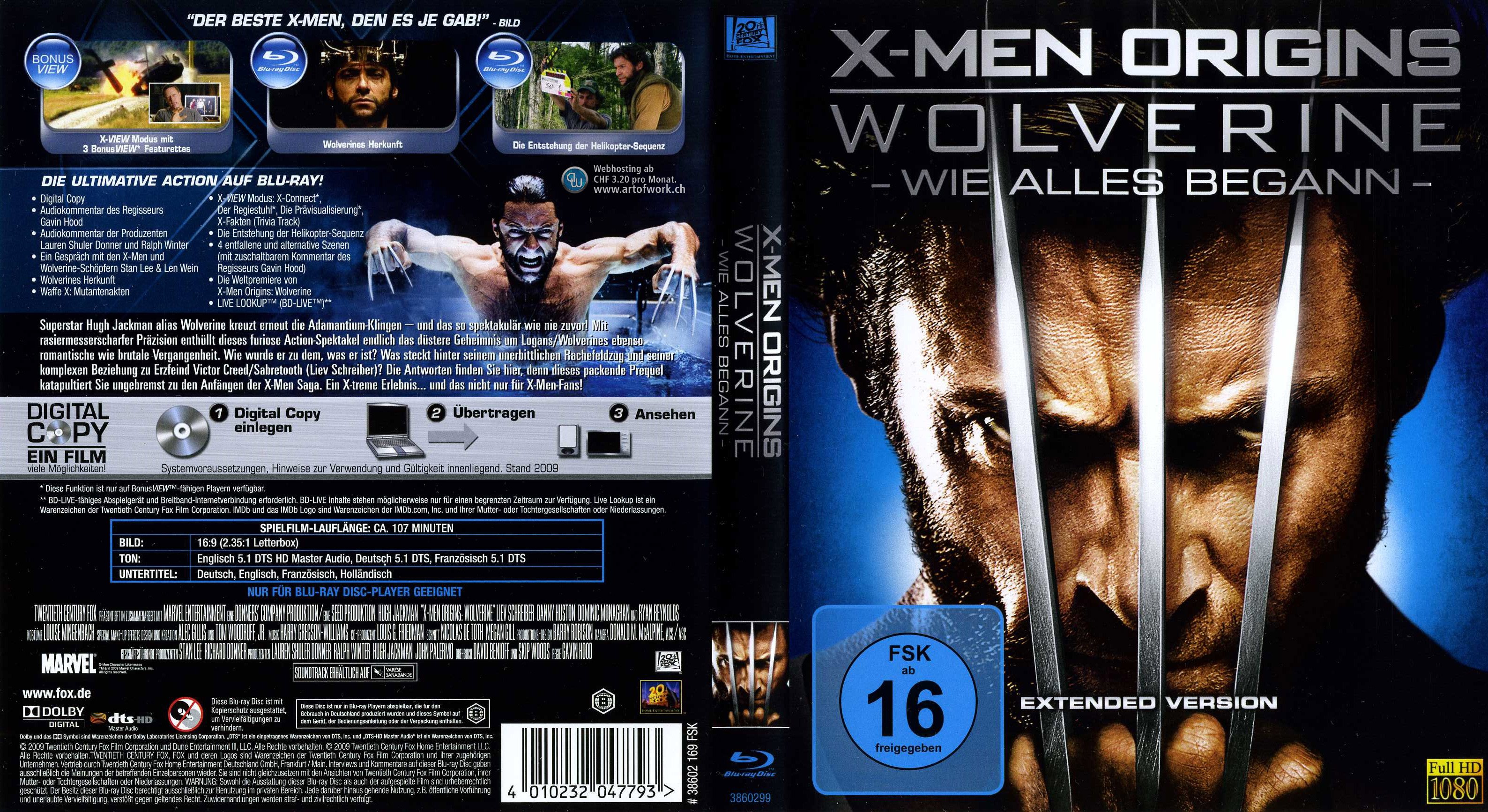 X Men Origins Wolverine Wie alles begann Hugh Jackman 