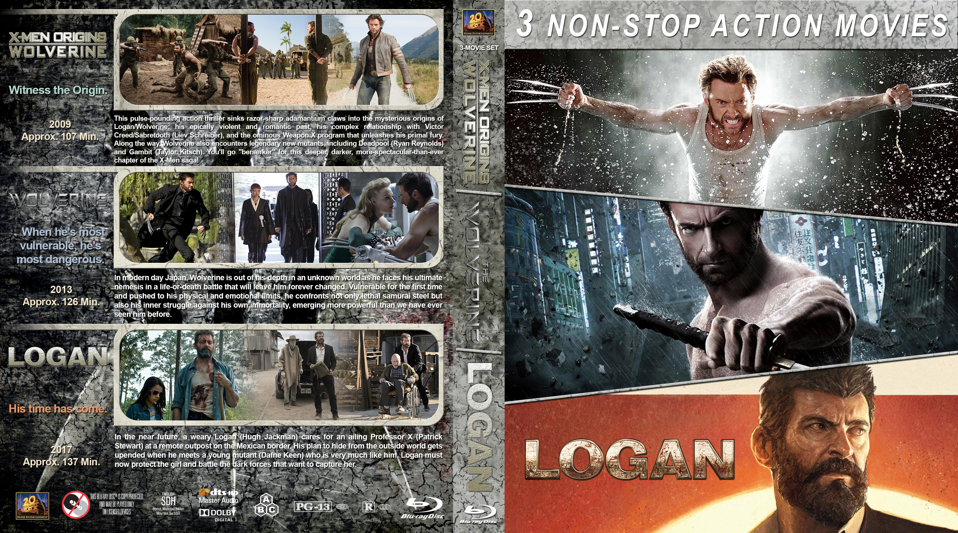X men Wolverine Logan 2009 2017 R1  