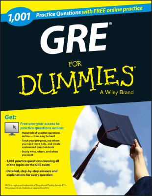 1 001 GRE Practice Questions For Dummies Woldoff Ron 